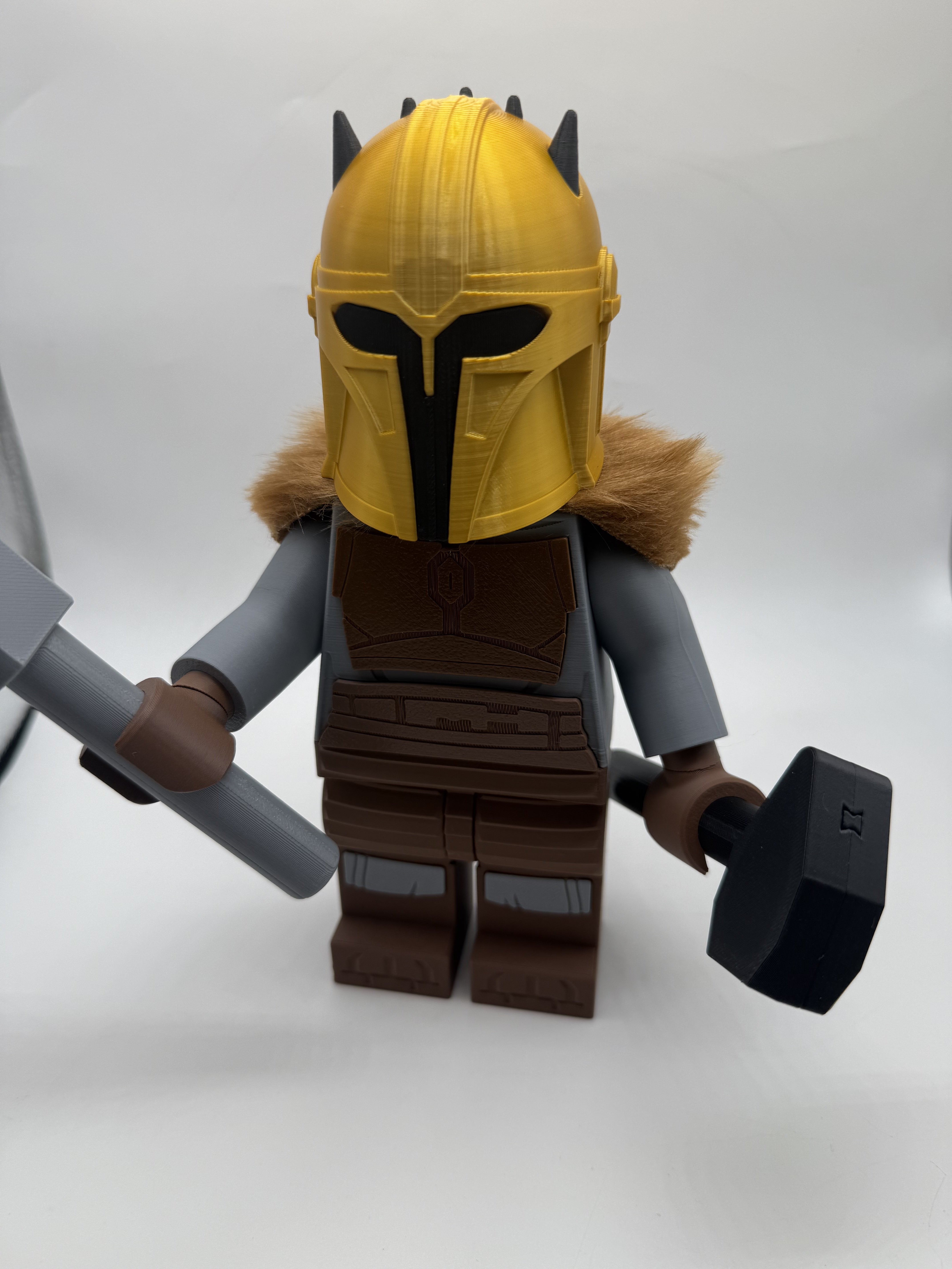 3D Printed Star Wars The Armorer Large Scale 8.5"- 9.5" Minifigure