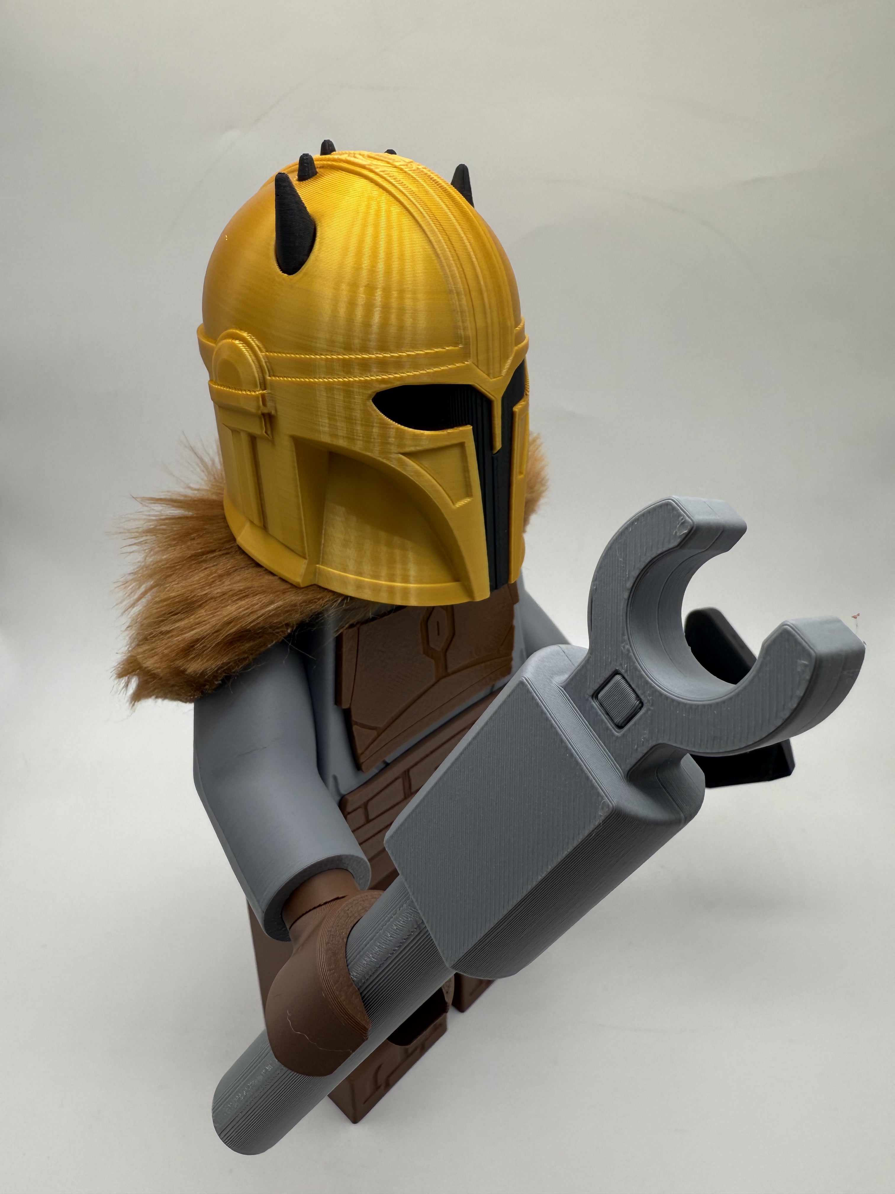 3D Printed Star Wars The Armorer Large Scale 8.5"- 9.5" Minifigure