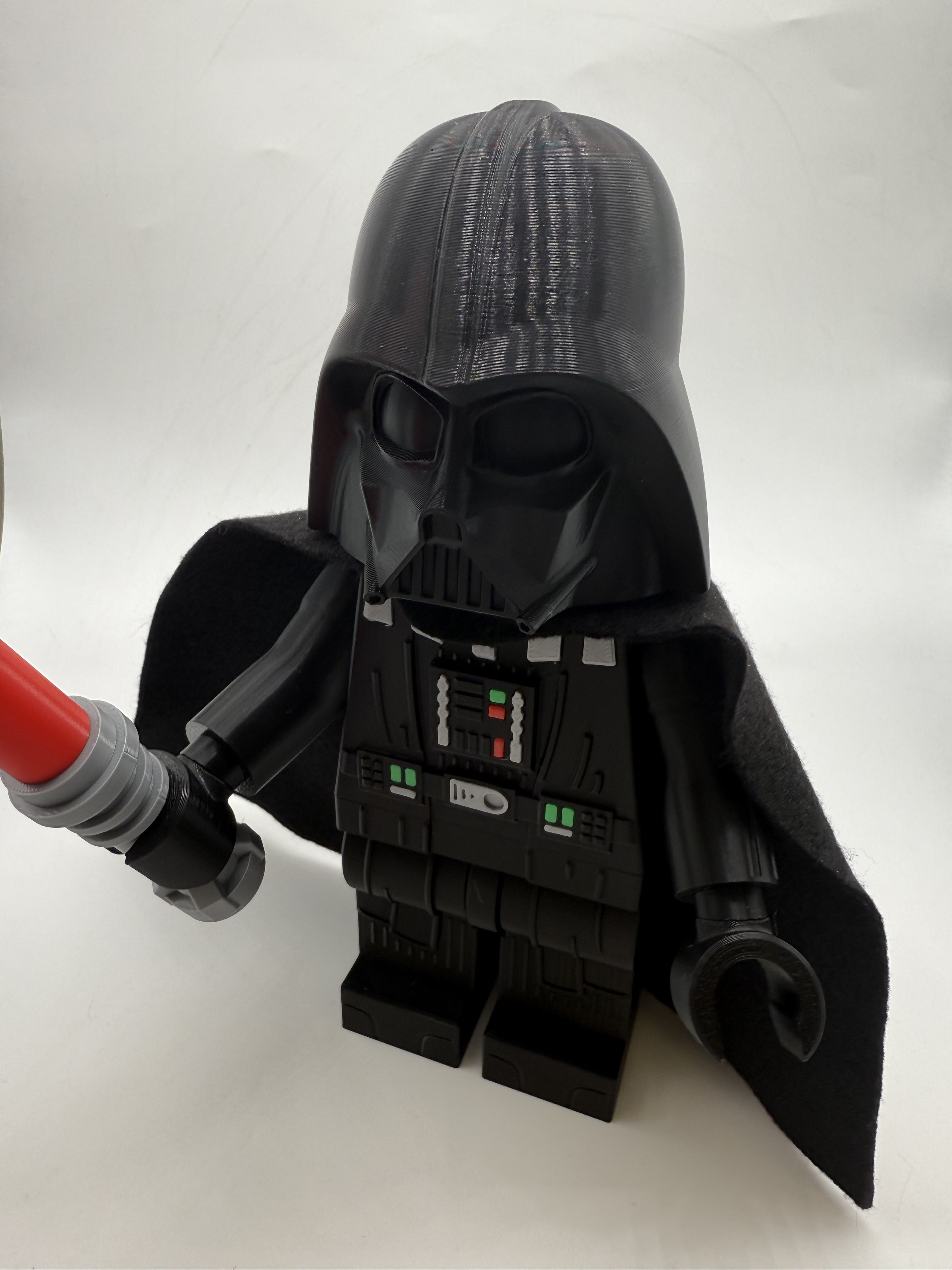 3D Printed Star Wars Darth Vader Large Scale 8.5"- 9.5" Minifigure