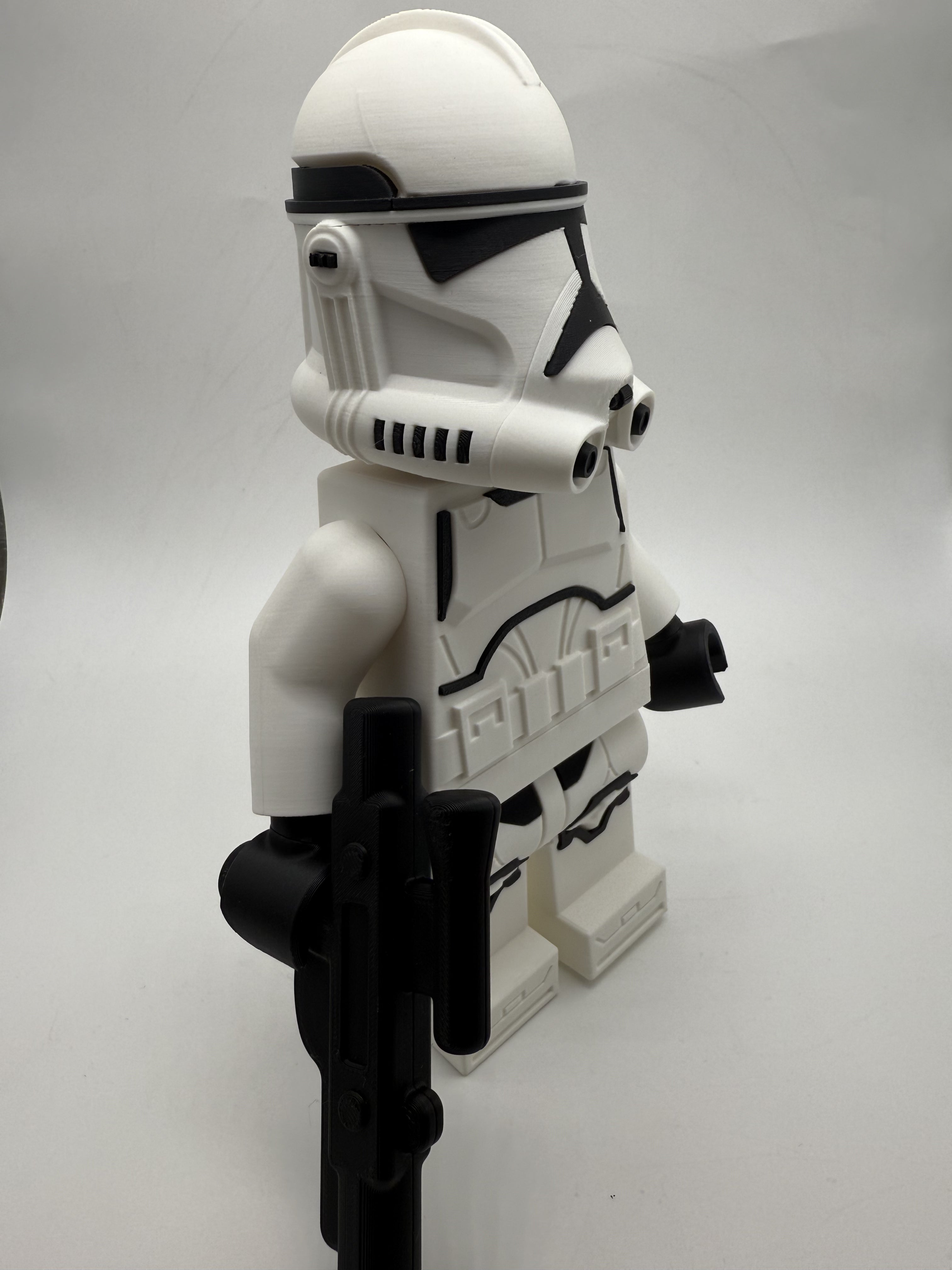 3D Printed Star Wars Clone Trooper - Phase 2 Large Scale 8.5"- 9.5" Minifigure