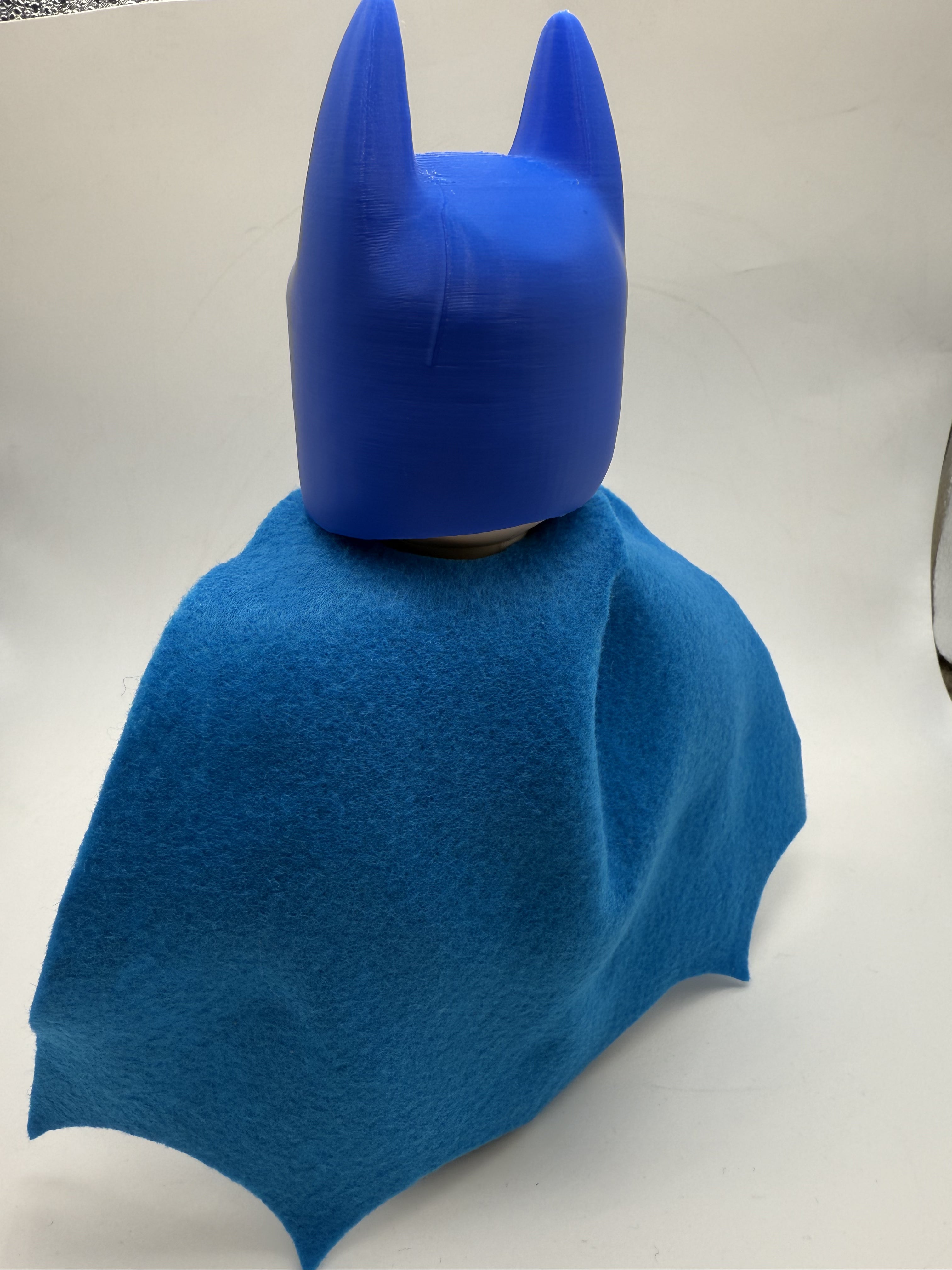 3D Printed DC Classic Batman (Grey/Blue) Large Scale 8.5"- 9.5" Minifigure