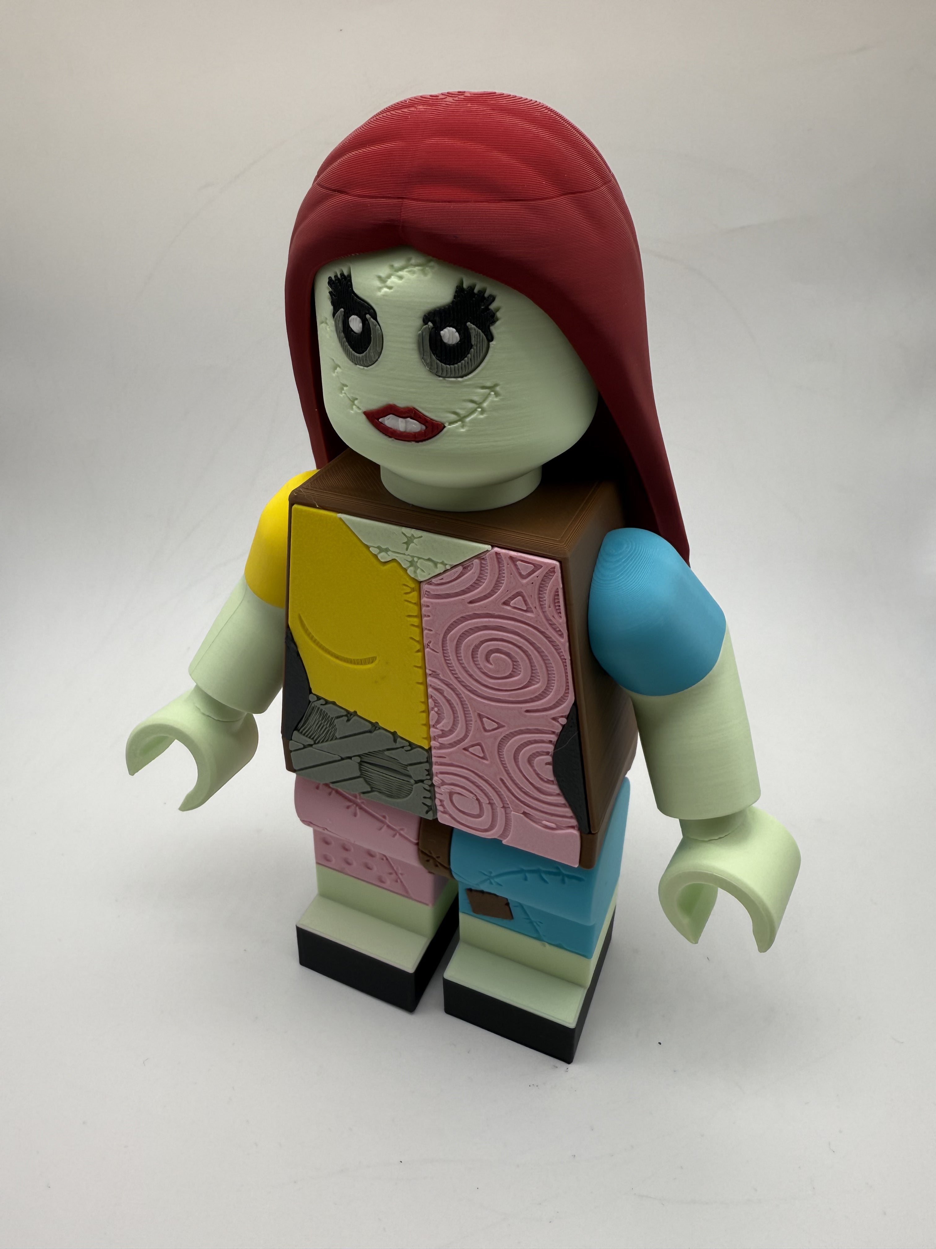 3D Printed Sally Large Scale 8.5"- 9.5" Minifigure