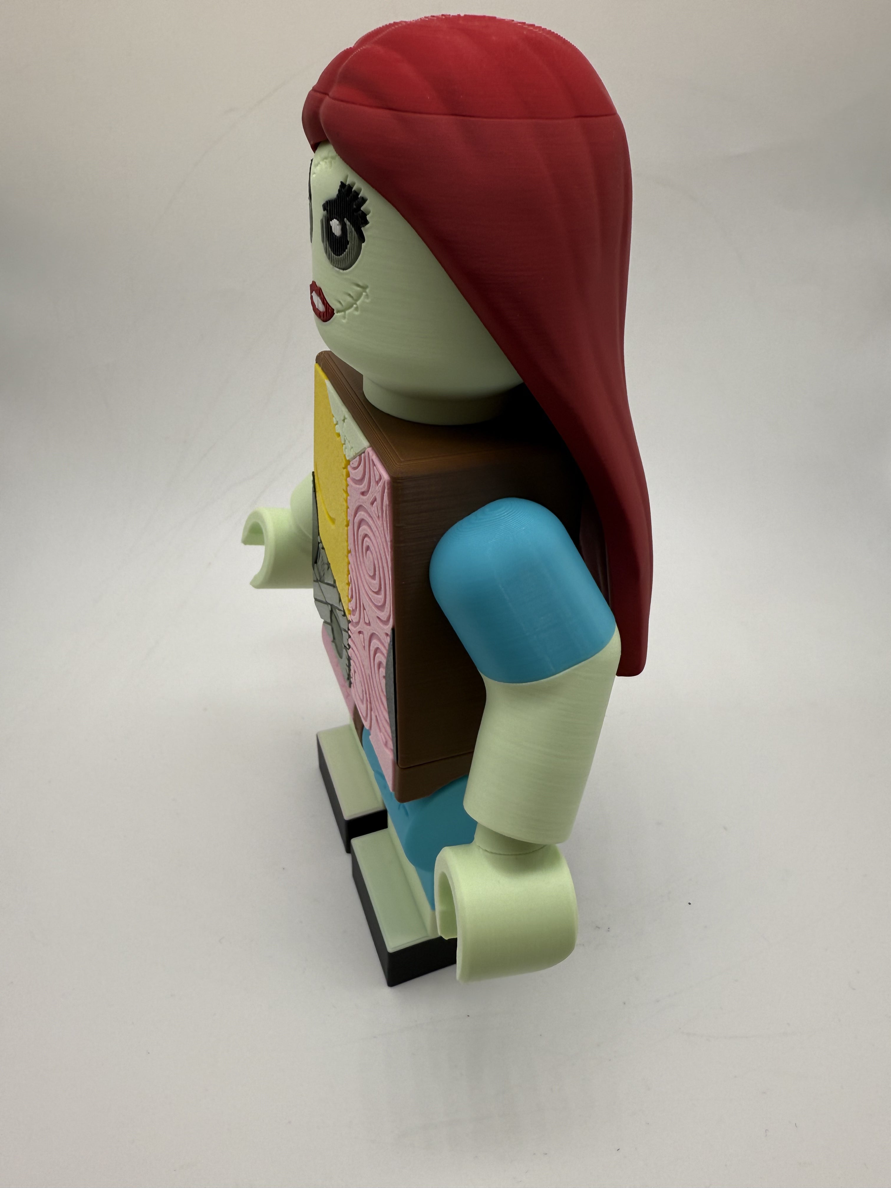 3D Printed Sally Large Scale 8.5"- 9.5" Minifigure