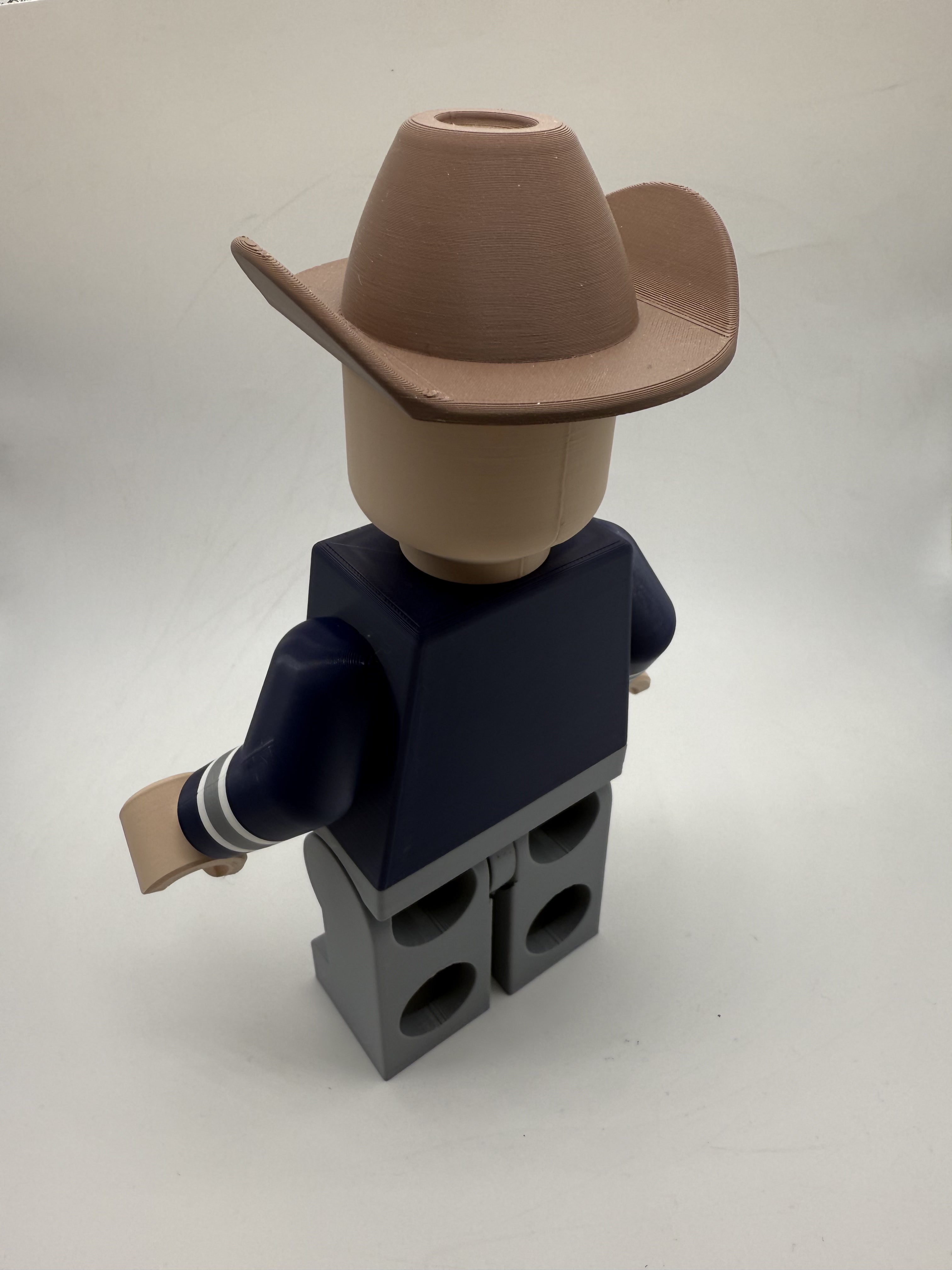 3D Printed Dallas Cowboys Large Scale 8.5"- 9.5" Minifigure