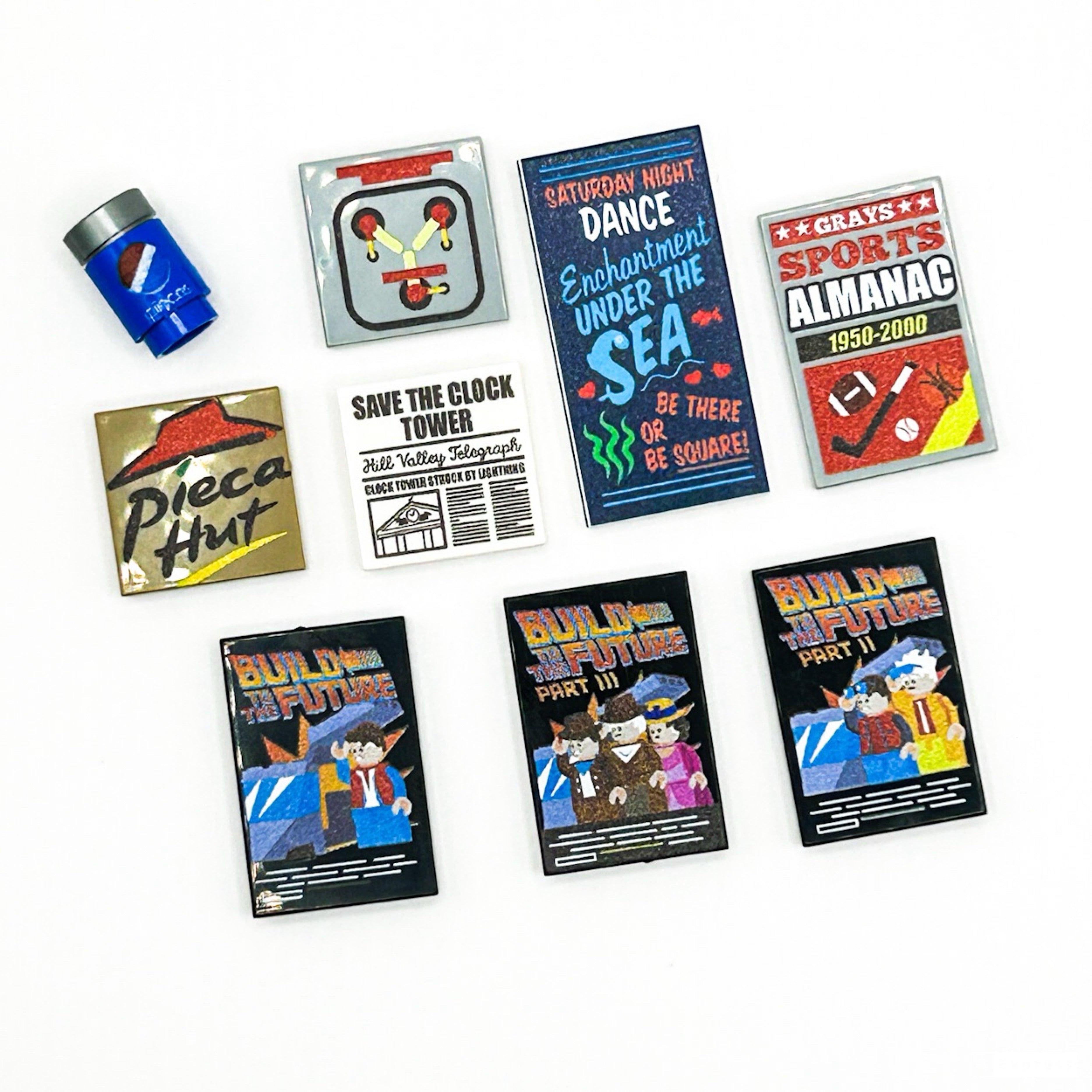 Build to the Future Pack made with LEGO parts - B3 Customs