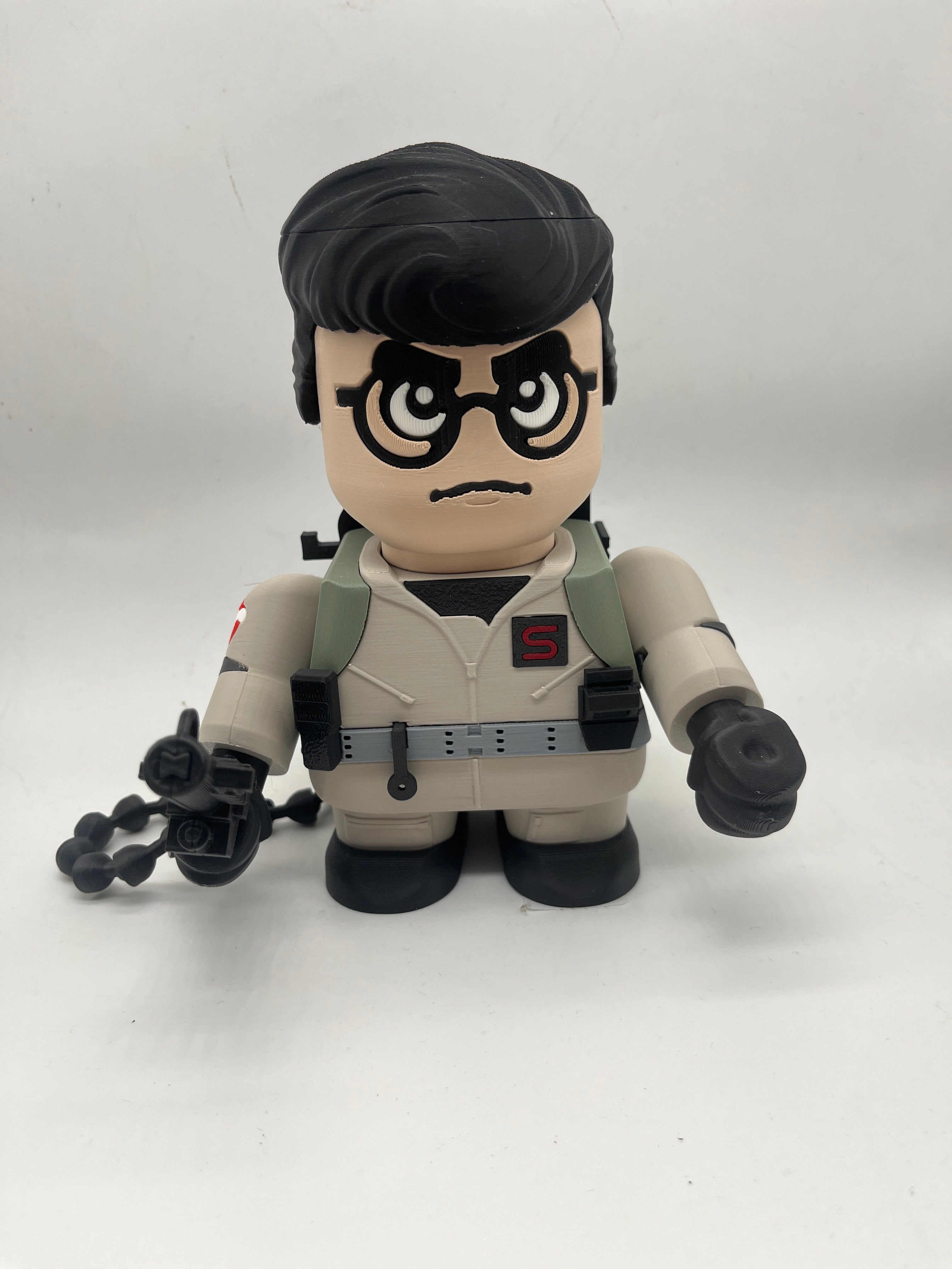 3D Printed Egon Spengler Medium Scale 6"- 8" Chunk