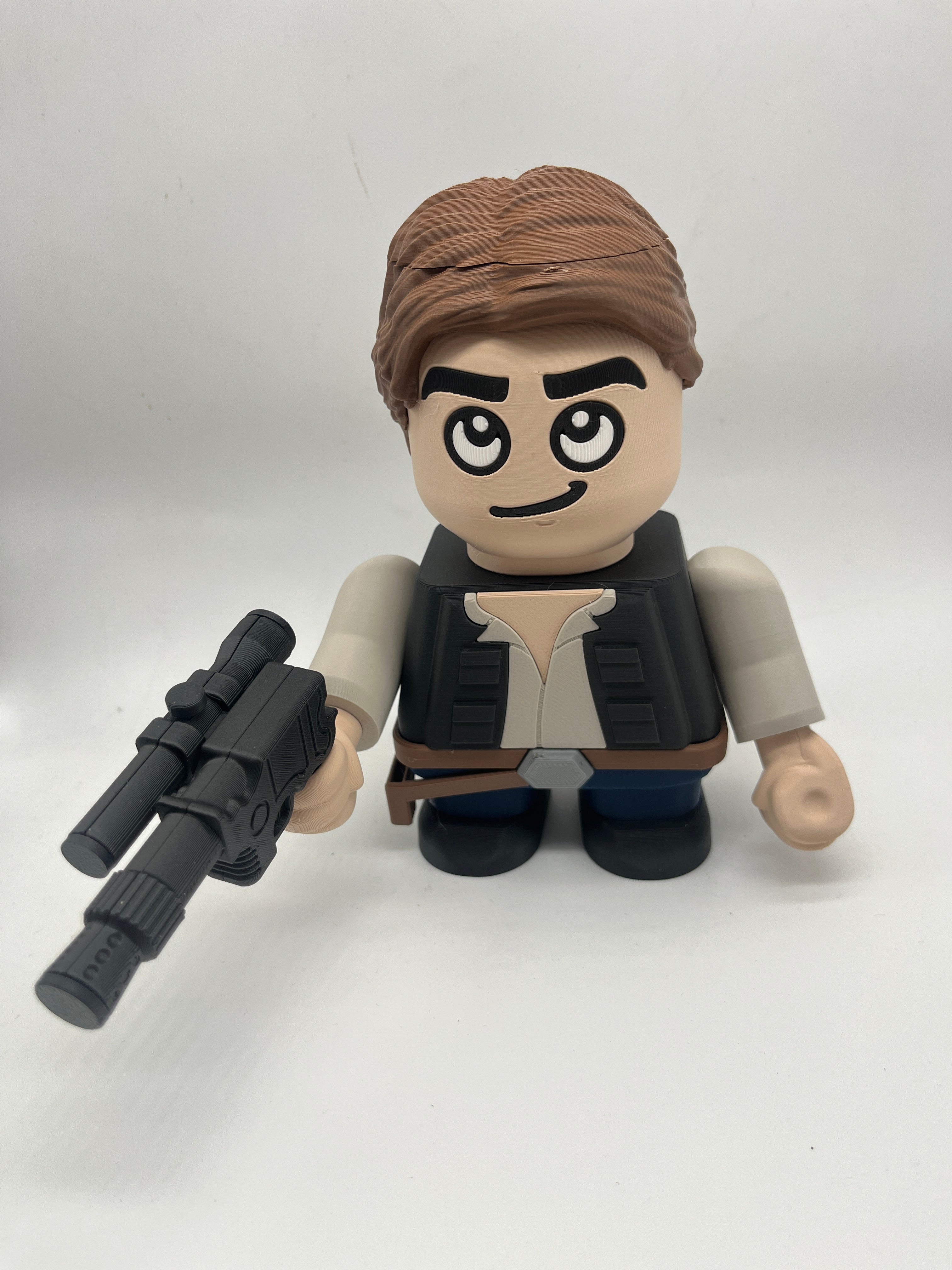 3D Printed Han Solo Medium Scale 6"- 8" Chunk