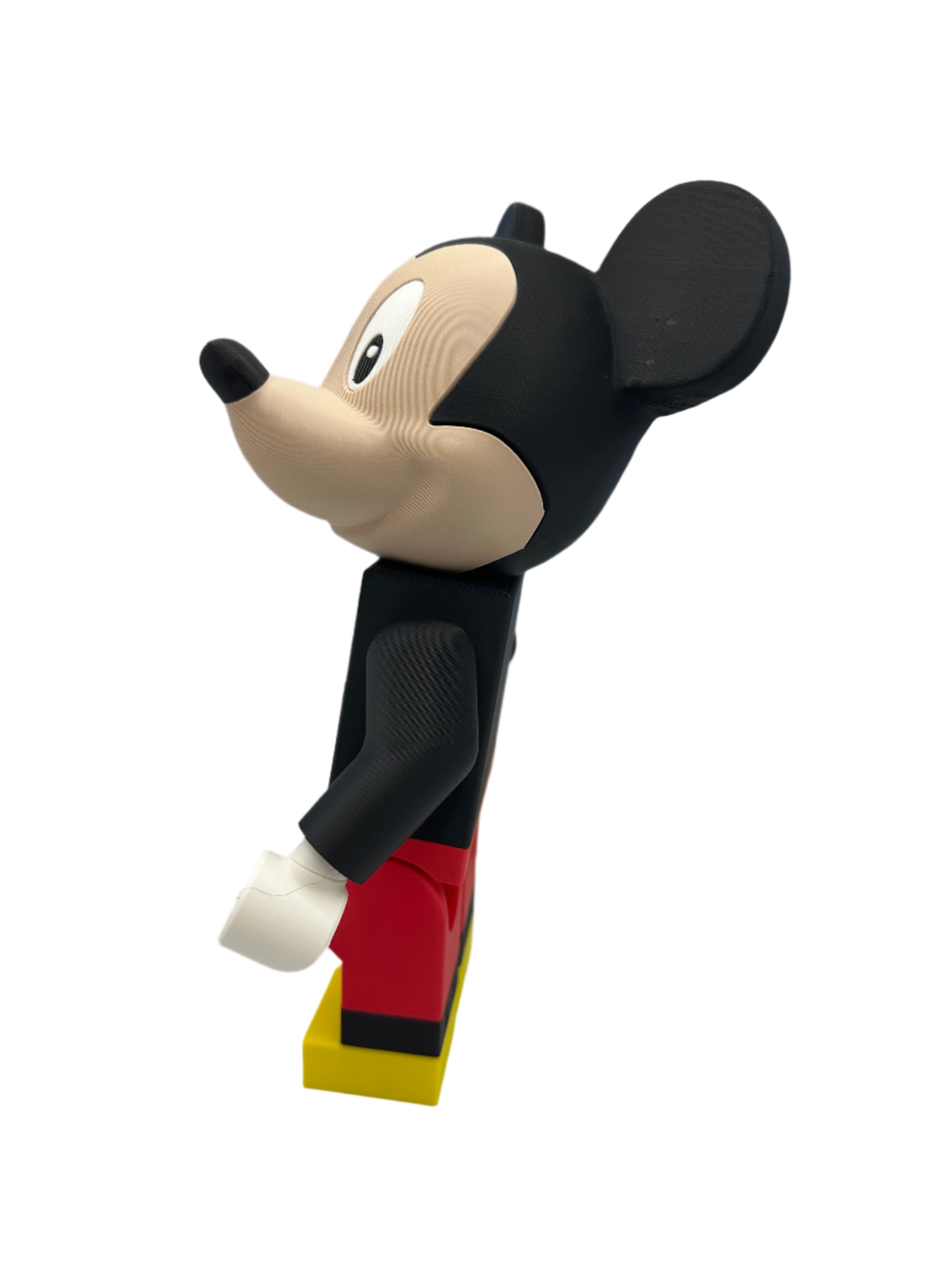 3D Printed Mickey Mouse Large Scale 8.5"- 9.5" Minifigure