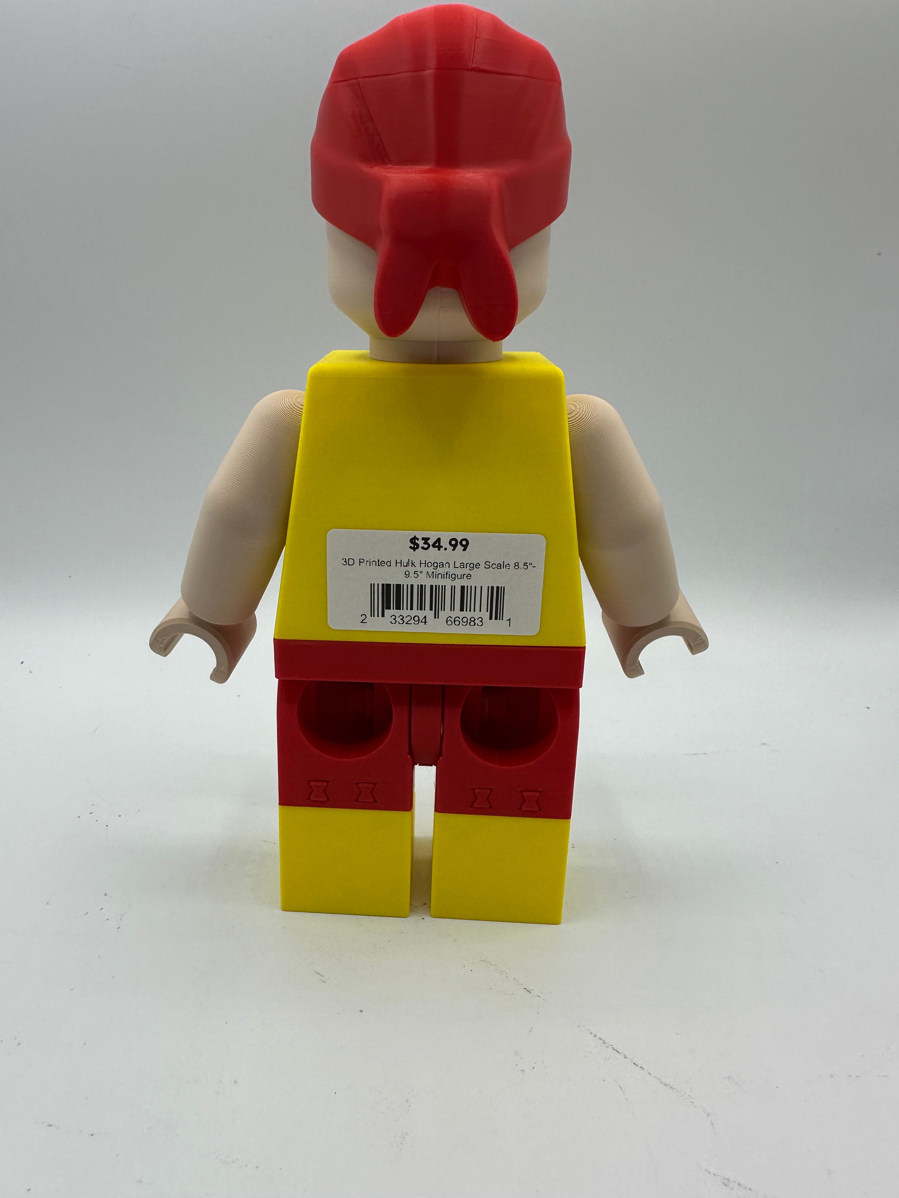 LEGO-inspired Hulk Hogan Display Figure Collectible