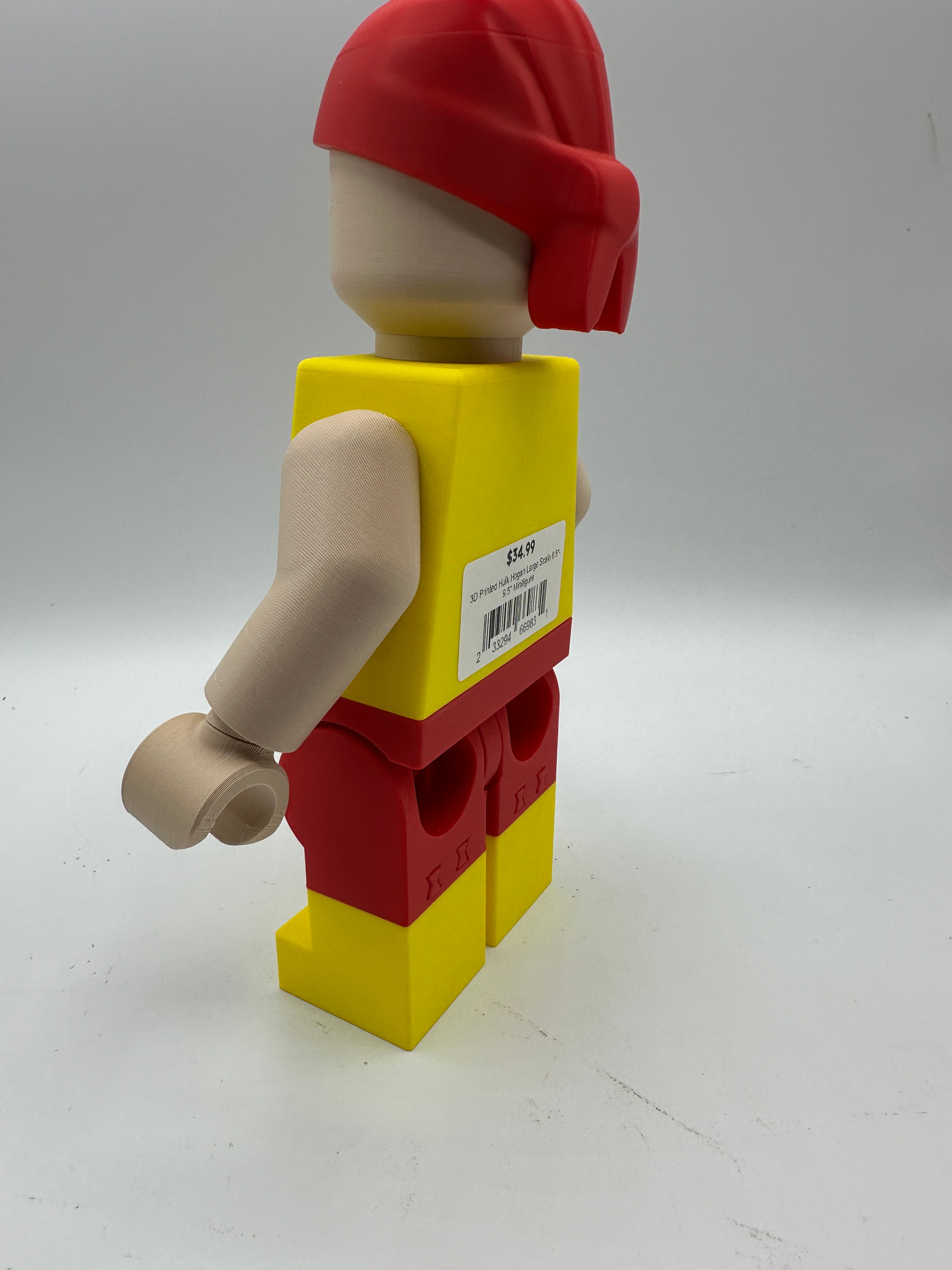 LEGO-inspired Hulk Hogan Display Figure Collectible