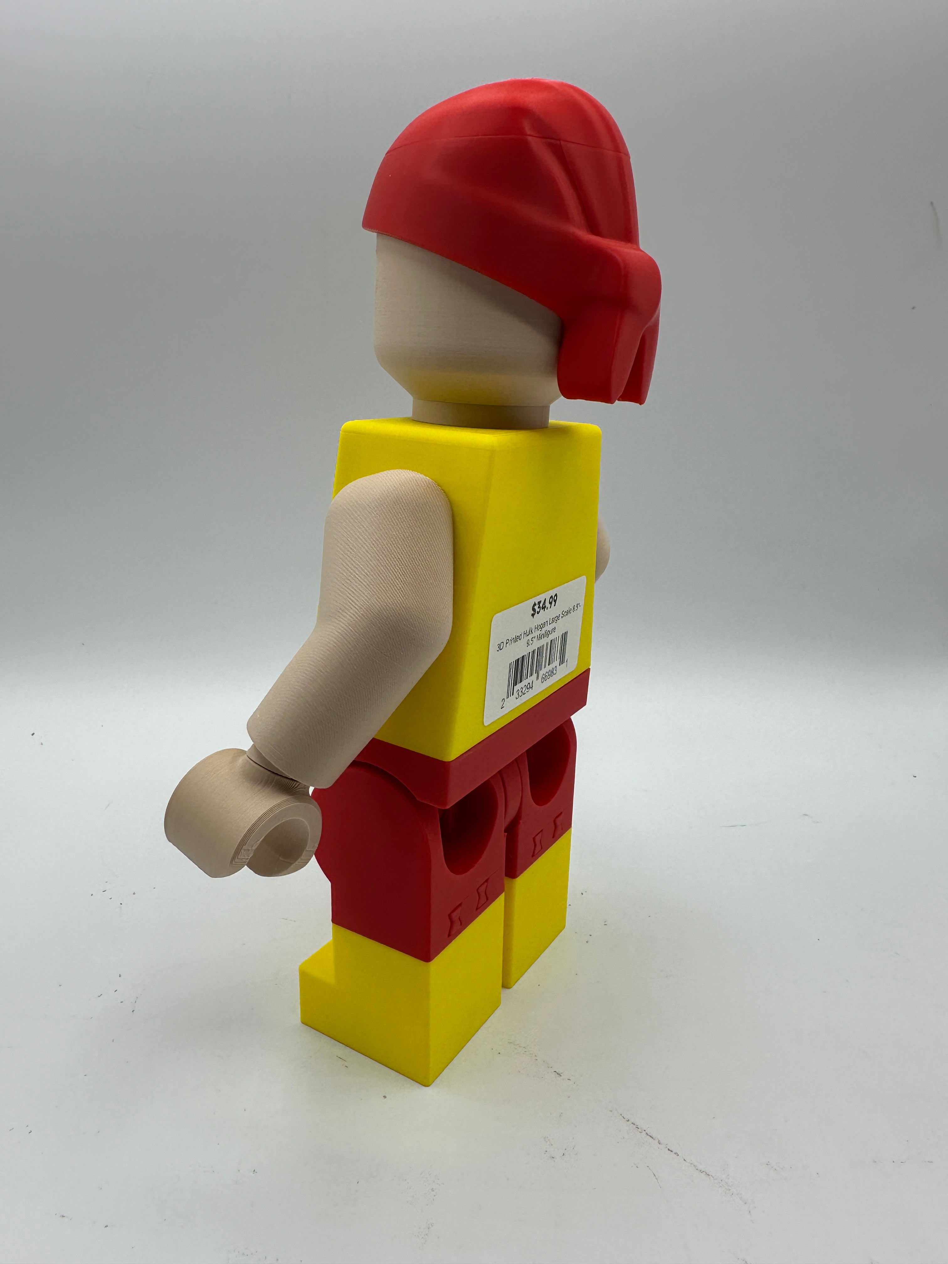 LEGO-inspired Hulk Hogan Display Figure Collectible