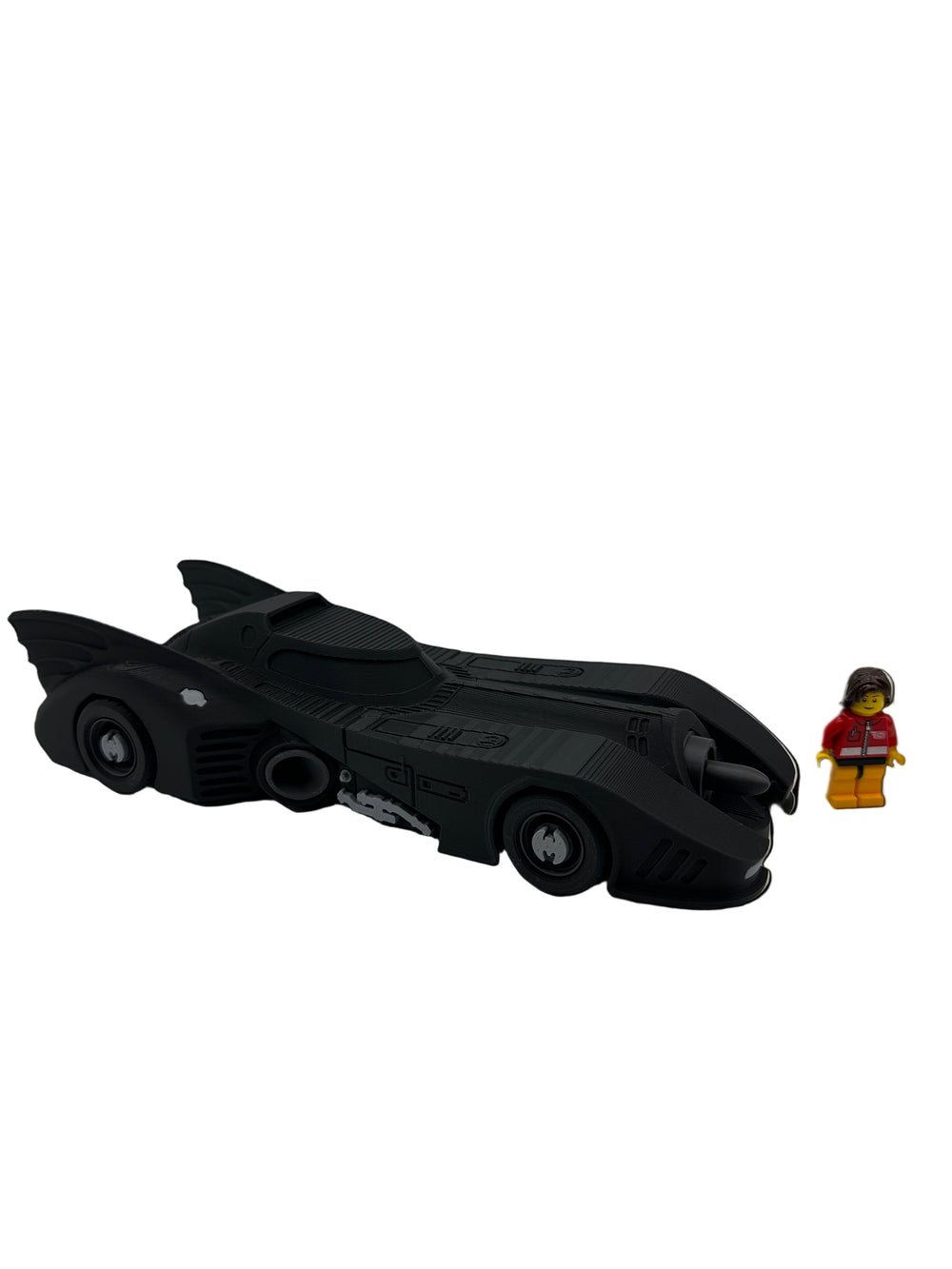 3D Printed 1989 DC Comics Batmobile Building Kit – Custom LEGO® Display ...