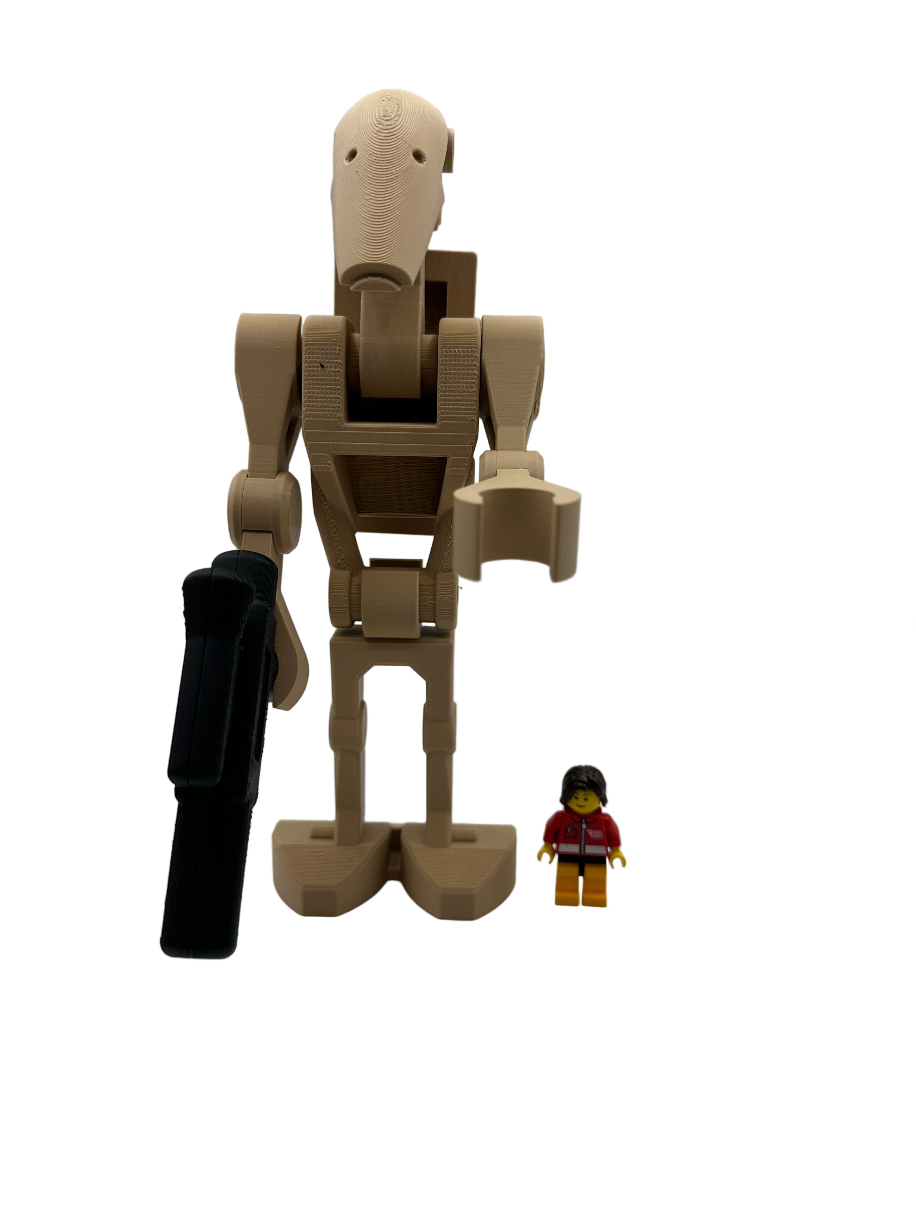 3D Printed Star Wars B1 Battle Droid Large Scale 8.5"- 9.5" Minifigure