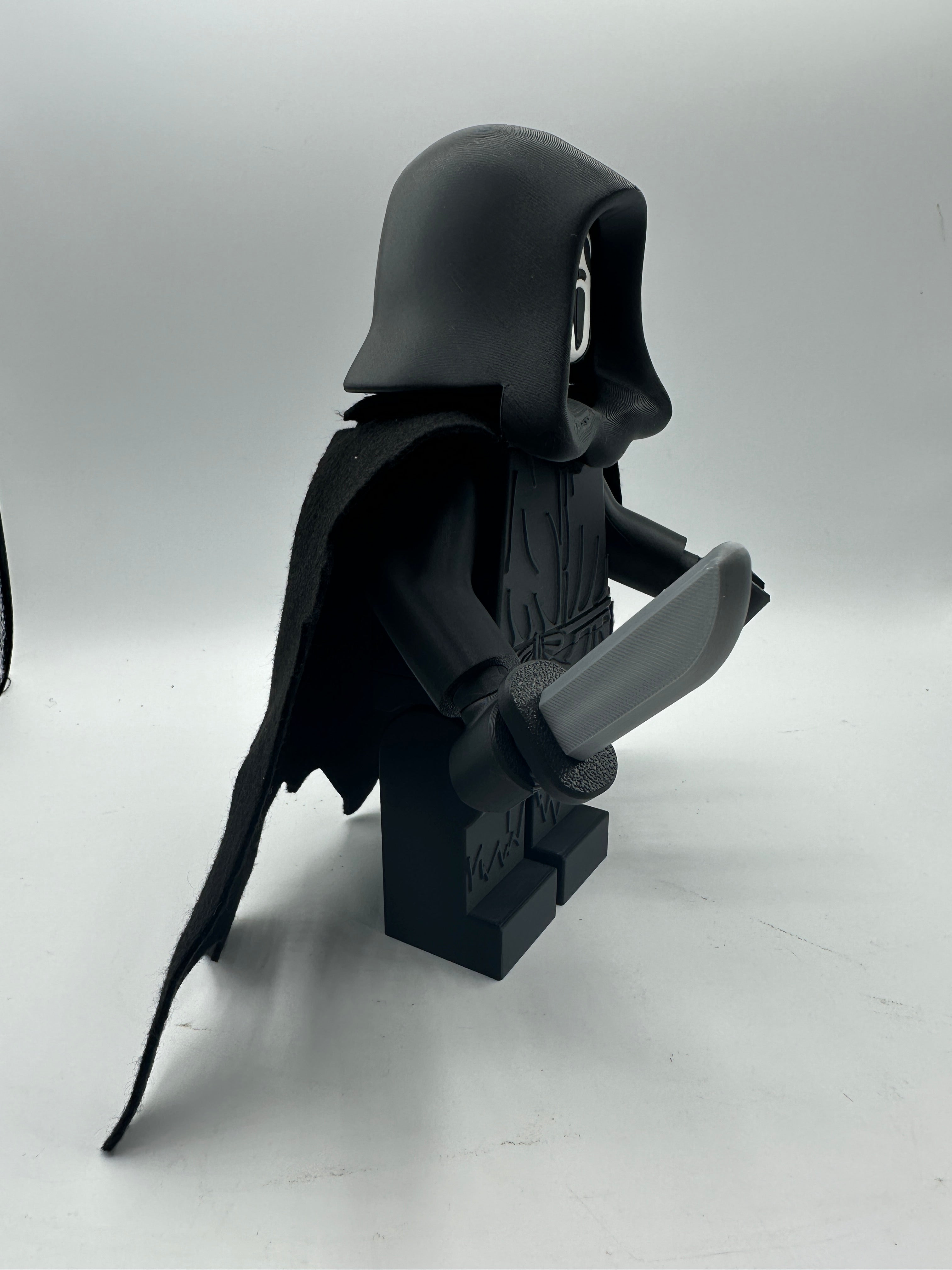 3D Printed Ghost Face Large Scale 8.5"- 9.5" Minifigure