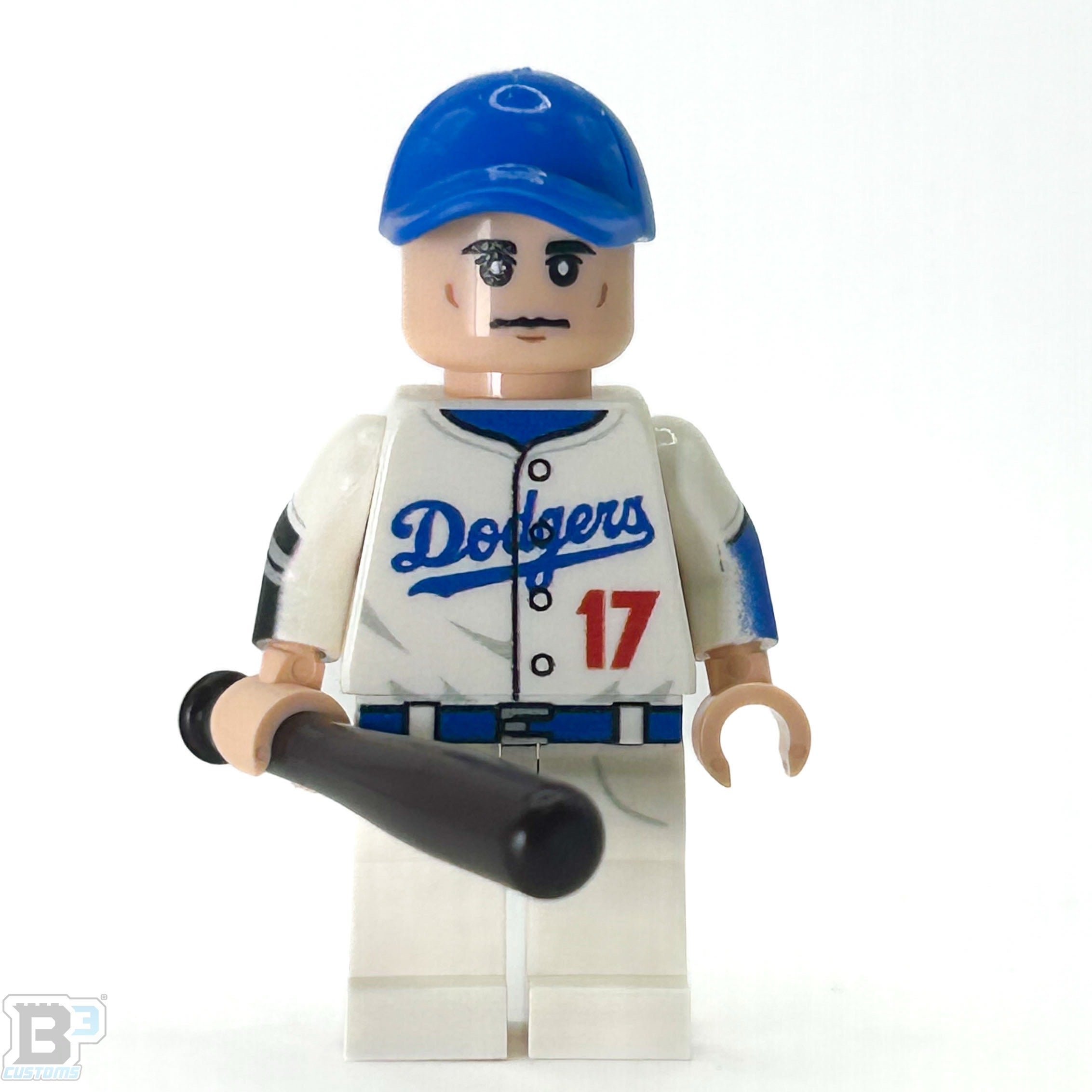 Brickshow Shop Custom LEGO® Minifigure – #17 Ohtani LA Baseball Player - B3 Customs Collectible