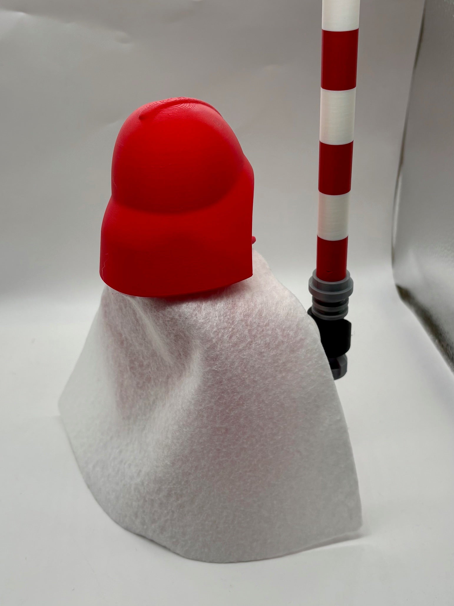 3D Printed Star Wars Darth Vader - Santa Vader Version - Large Scale 8.5"- 9.5" Minifigure