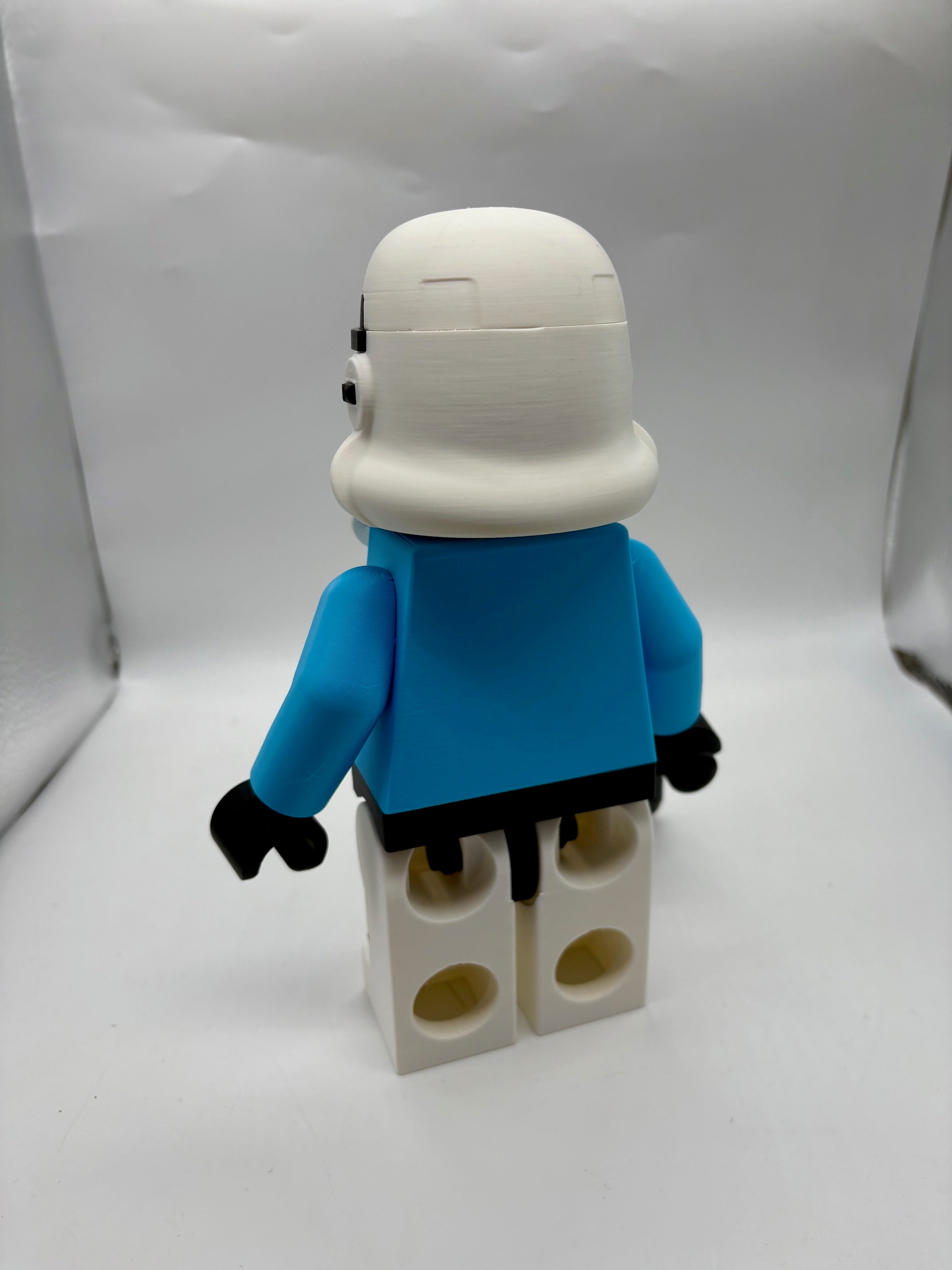 3D Printed Star Wars Stormtrooper - Holiday Sweater Version - Large Scale 8.5"- 9.5" Minifigure