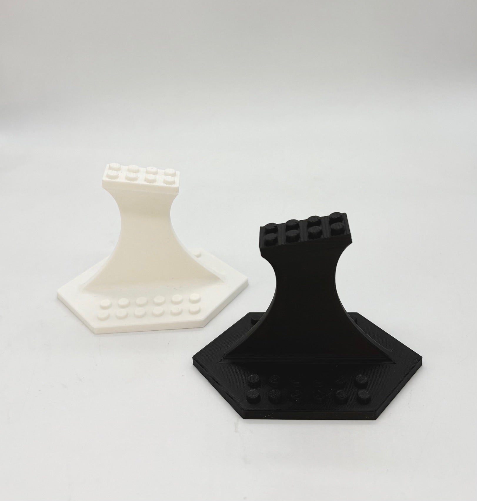 3D Printed LEGO® Brick Stands (Mix Styles & Colors)