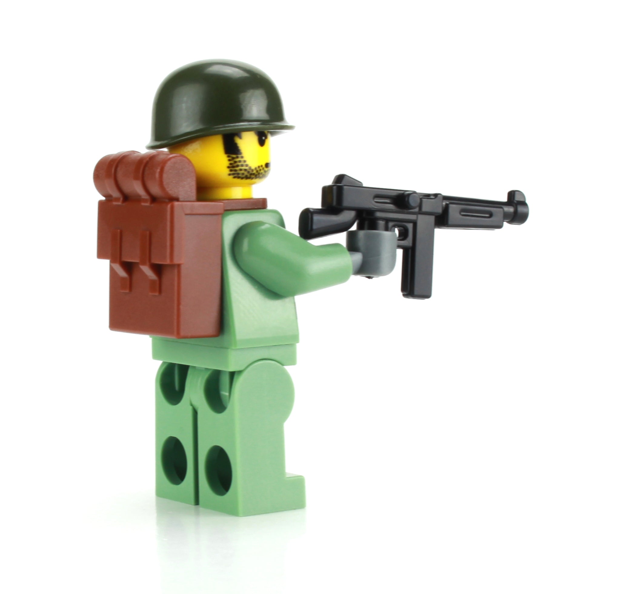 Battle Bricks WW2 Marine Soldier Minifigure