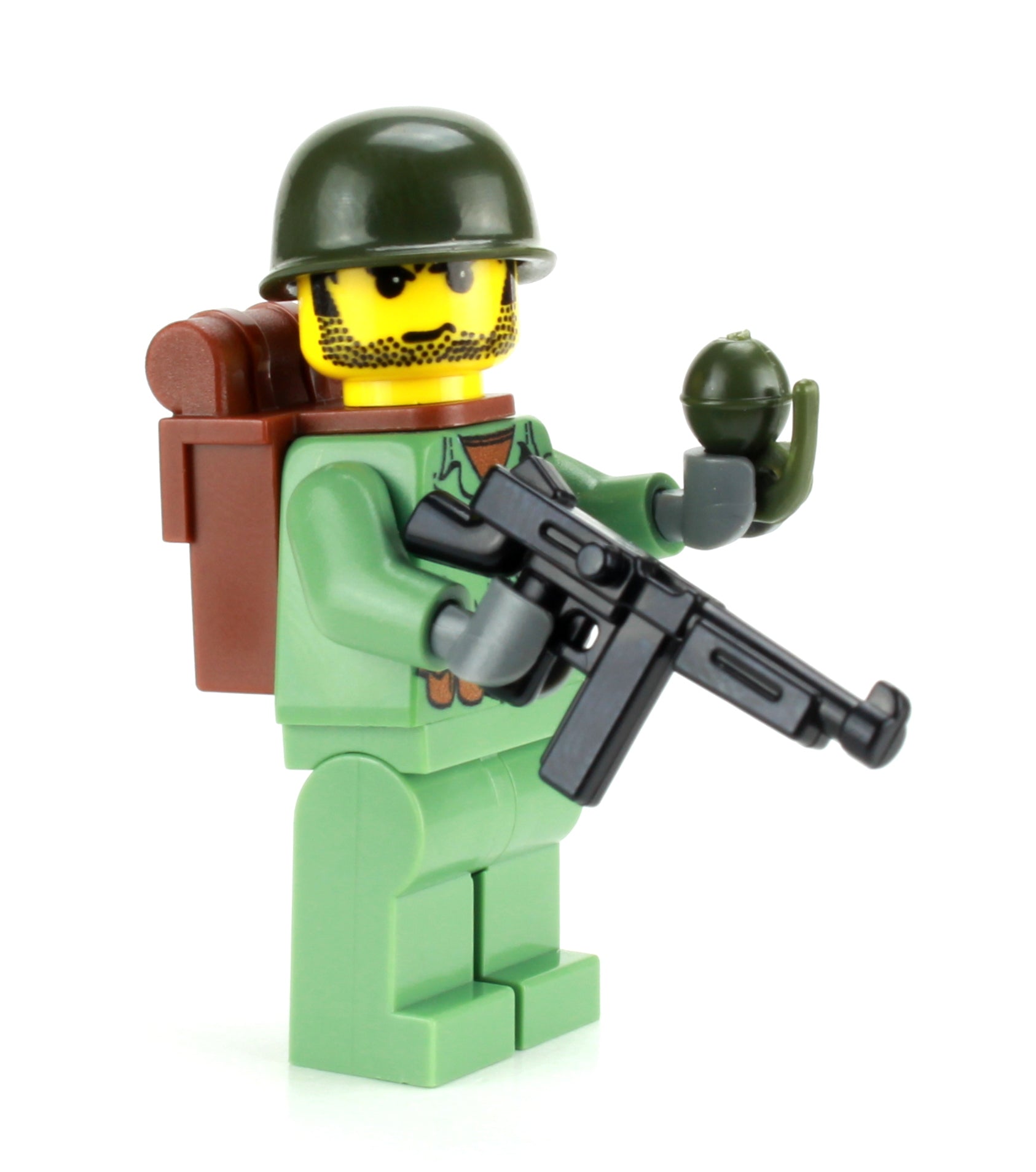 Battle Bricks WW2 Marine Soldier Minifigure