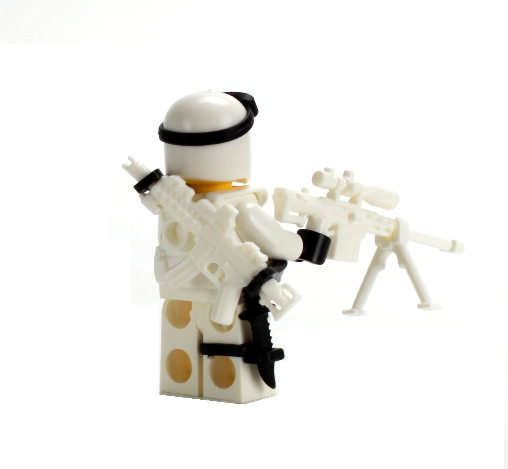 Battle Bricks Custom Special Forces Winter Army Commando Minifigure New