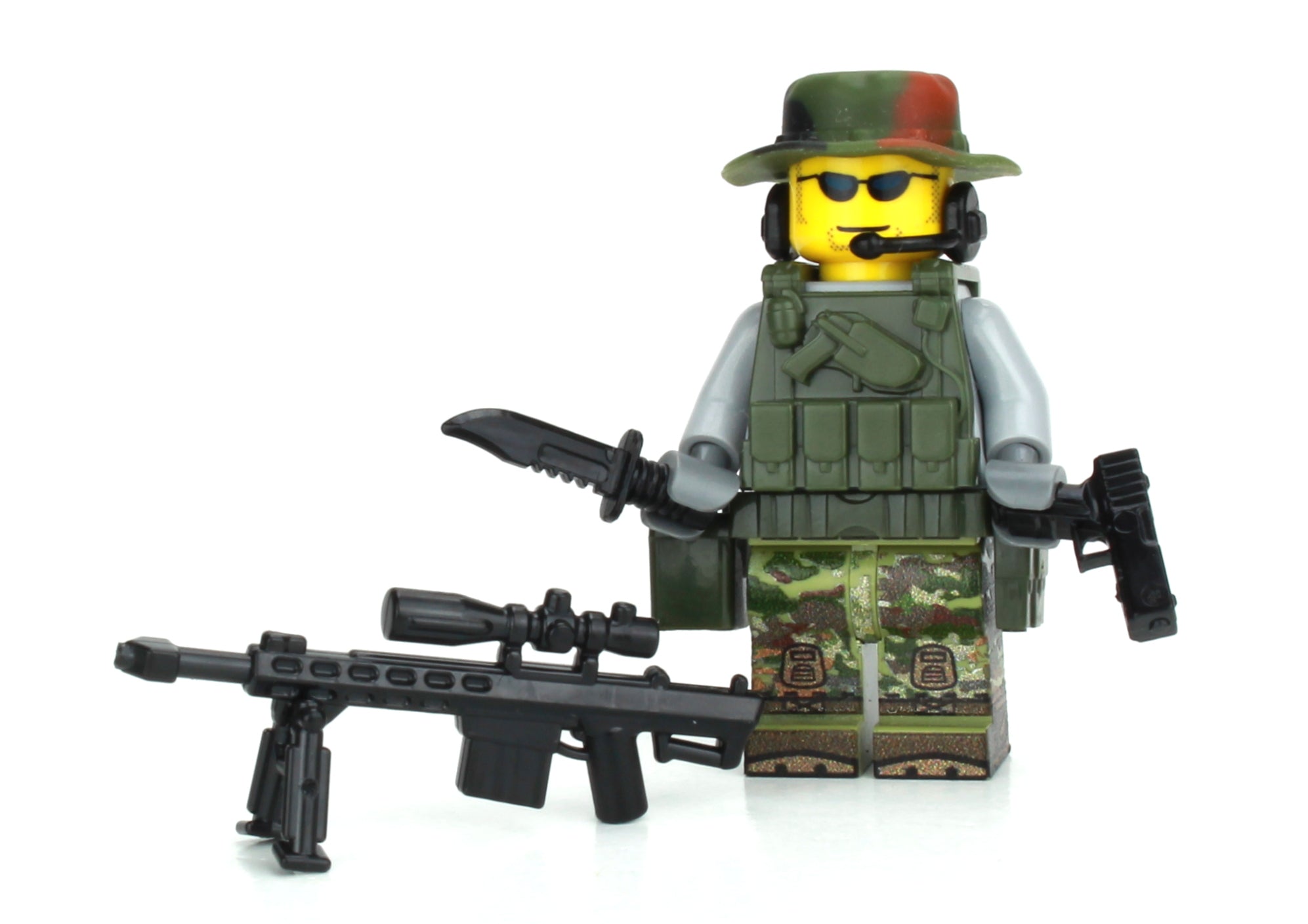 Battle Bricks Value Special Forces Army Sniper Minifigure NEW