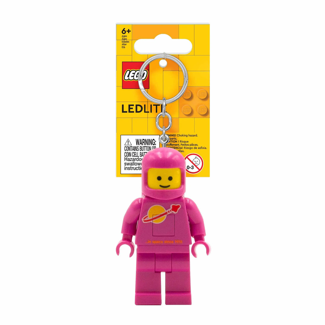 LEGO® Pink Spaceman Keychain Light (KE10HP), alternate view 5