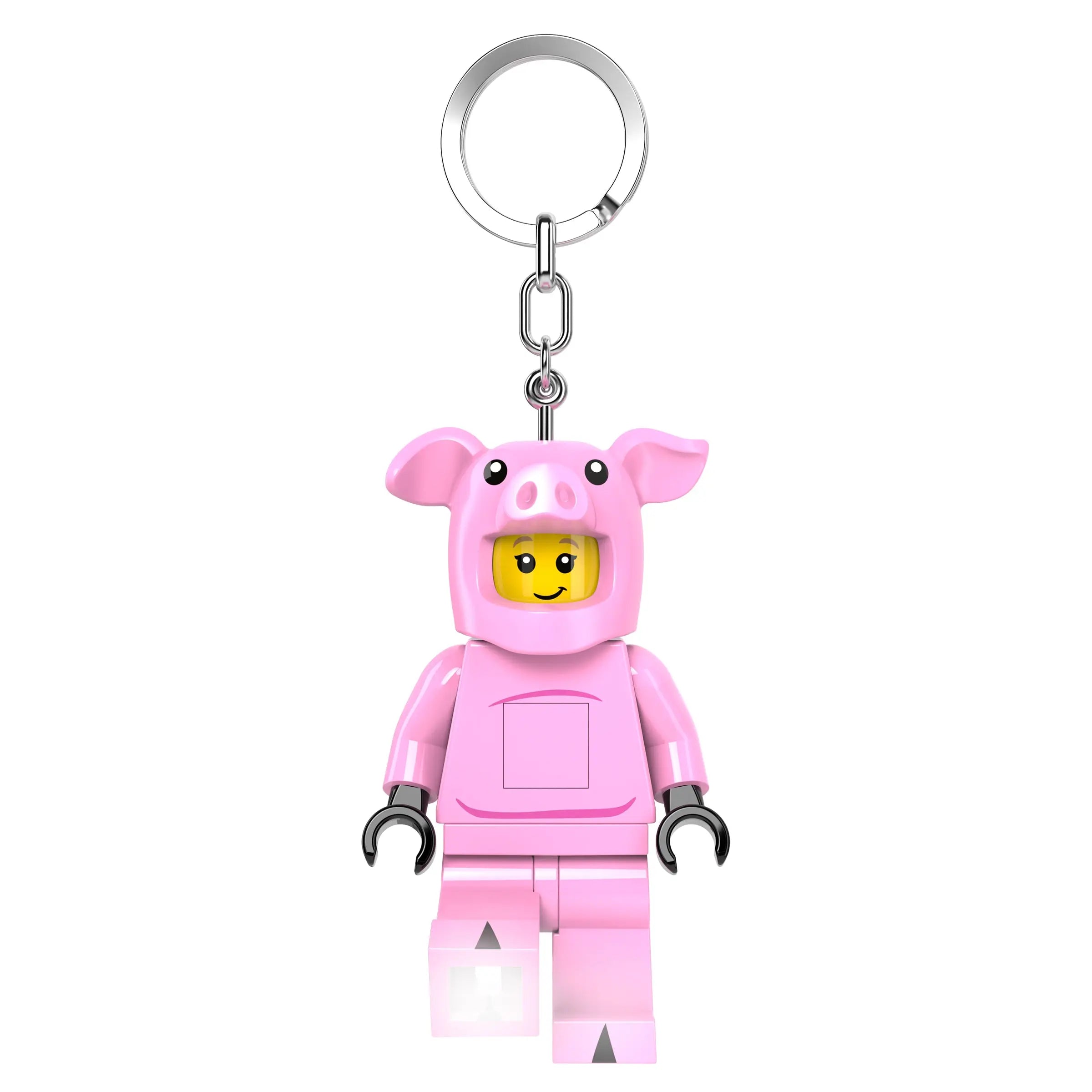 LEGO® Large 3 Inch Tall Figure Keychain Light - Little Piggy Girl (KE212H)