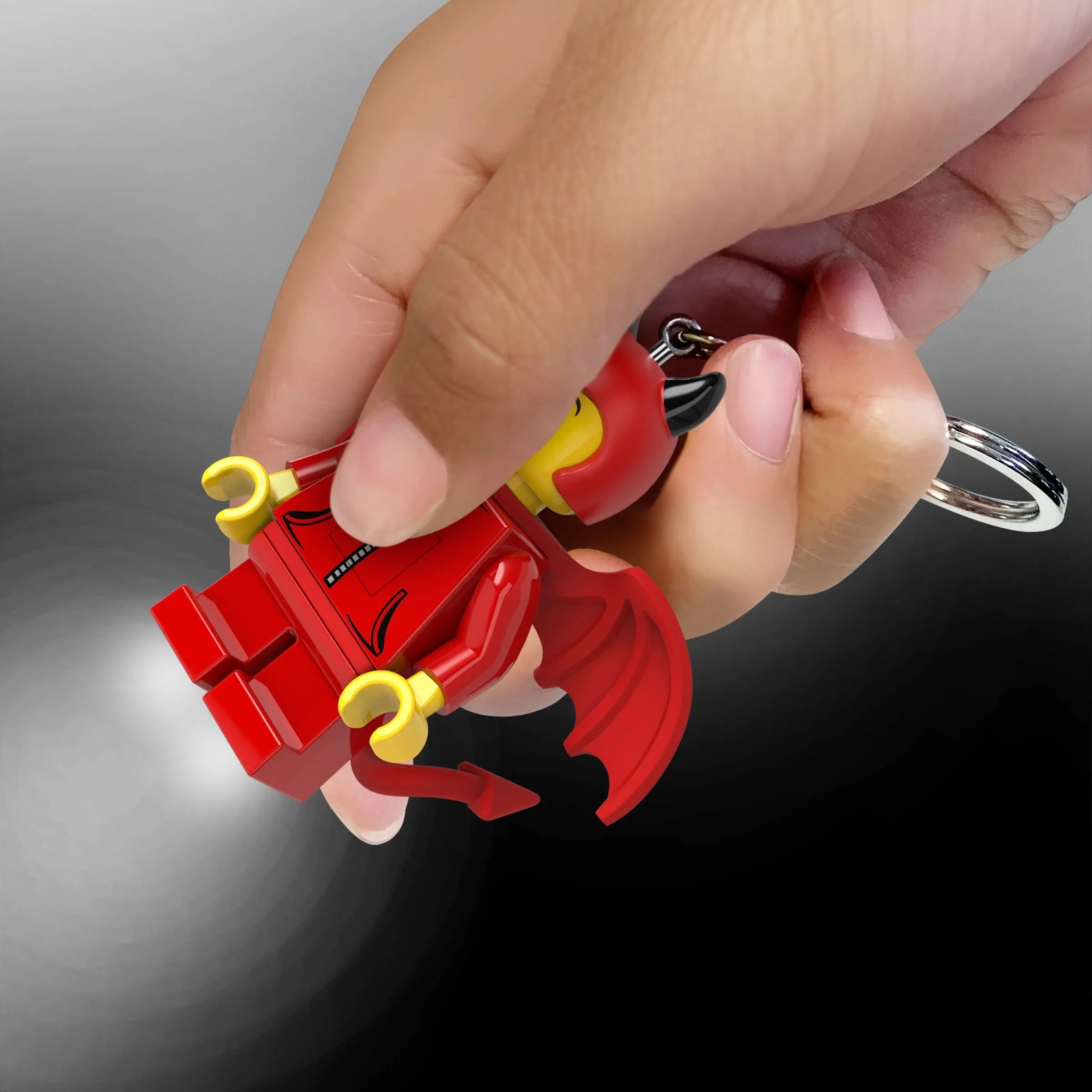 LEGO® Large 3 Inch Tall Figure Keychain Light - Cute Little Devil (KE215H)