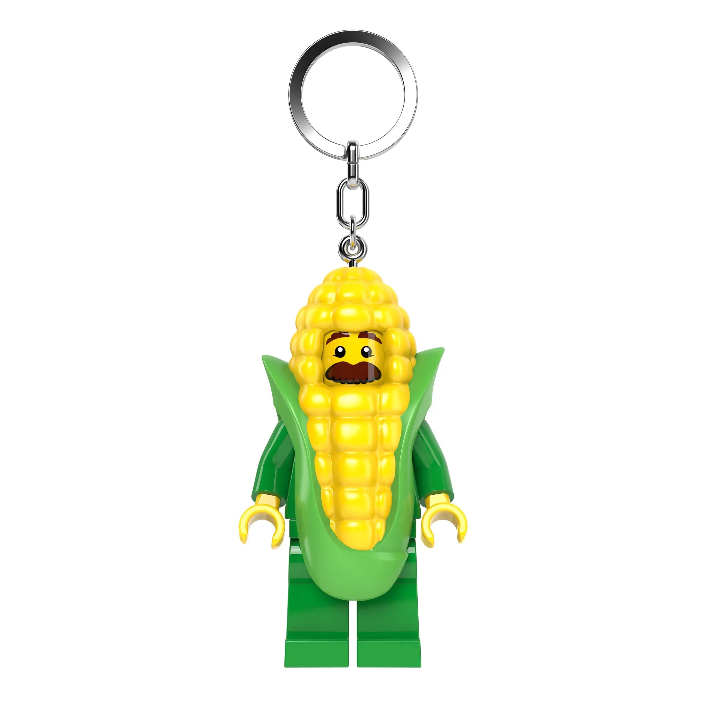 LEGO® Large 3 Inch Tall Figure Keychain Light - Corn Cob Guy (KE242H)