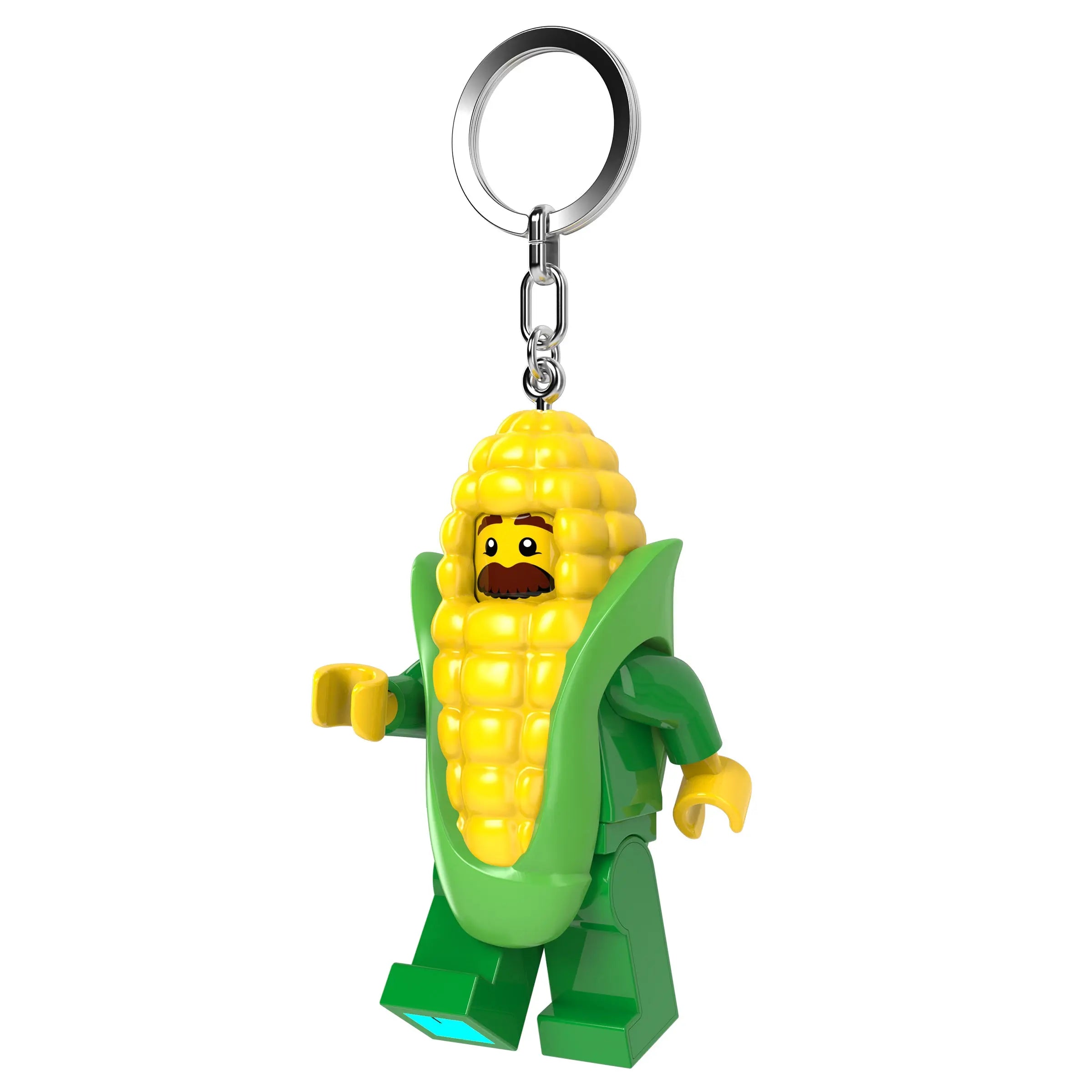 LEGO® Large 3 Inch Tall Figure Keychain Light - Corn Cob Guy (KE242H)