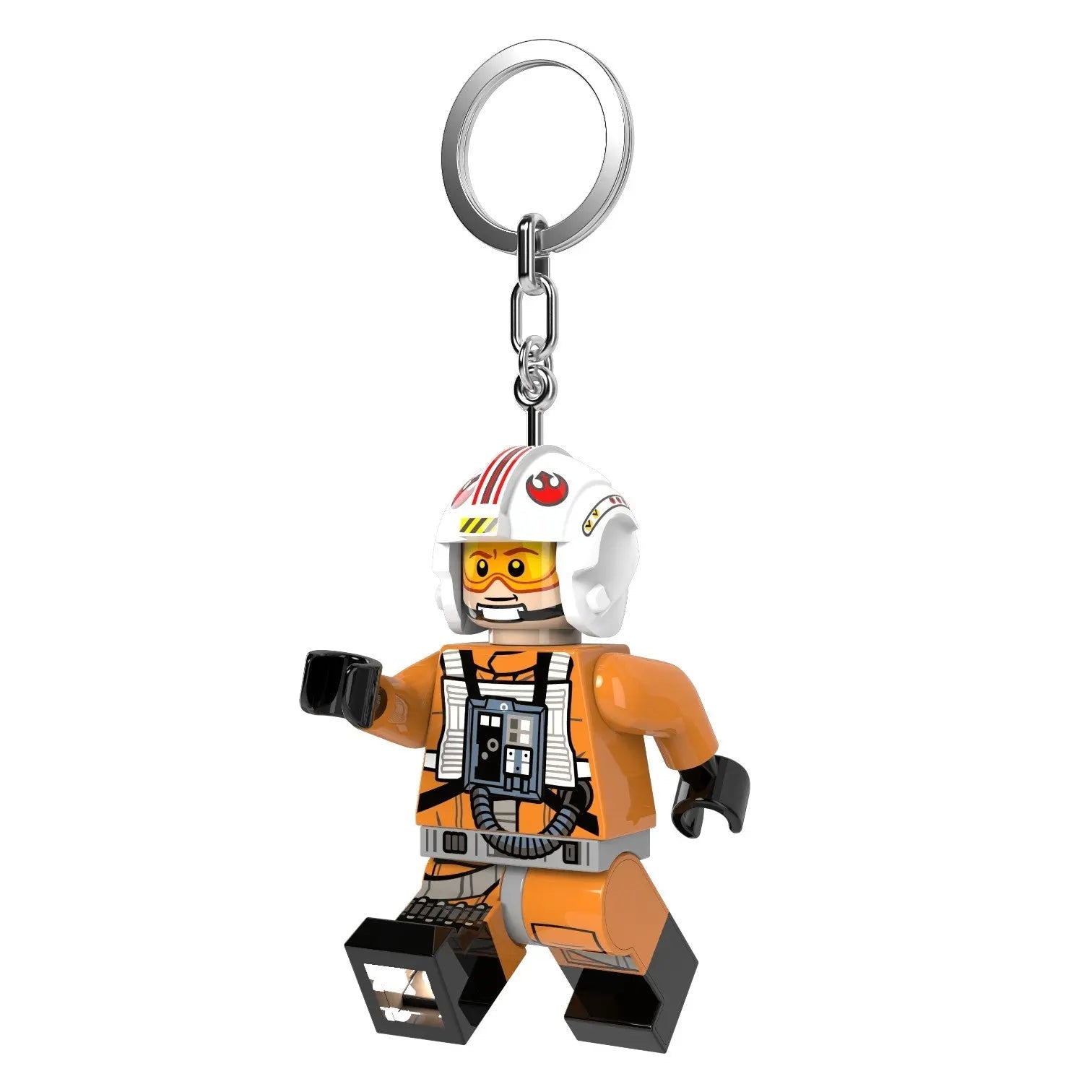 LEGO® Large 3 Inch Tall Figure Keychain Light - Luke Skywalker Pilot (KE244H)