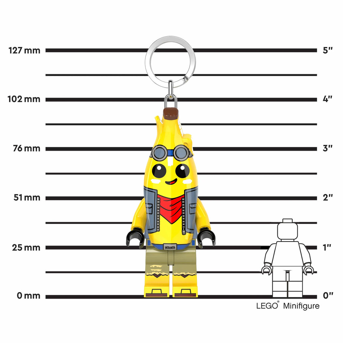 LEGO® Fortnite® Adventure Peely Keychain Light (KE252H), alternate view 3
