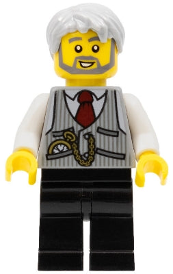 LEGO® Minifigure LEGOLAND Parks LLP002 LEGOLAND Park Train Conductor Pinstripe V