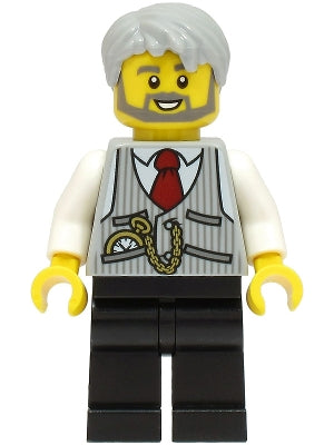 LEGO® Minifigure LEGOLAND Parks LLP002a LEGOLAND Park Train Conductor Pinstripe