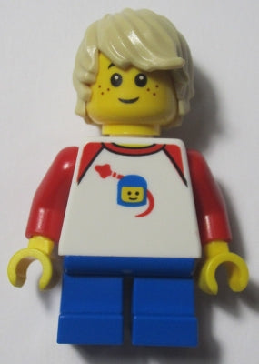 LEGO® Minifigure LEGOLAND Parks LLP008 LEGOLAND Park Boy w/Tan Hair Shirt w/Red