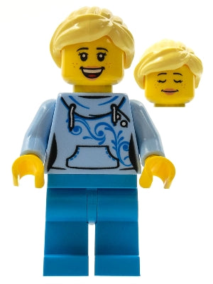 Preowned LEGO® Minifigure – LEGOLAND Parks LLP031 LEGOLAND Park Female w/Bright Light Yello