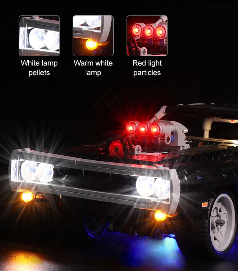 LEGO Light Kit for Dom's Dodge Charger 42111