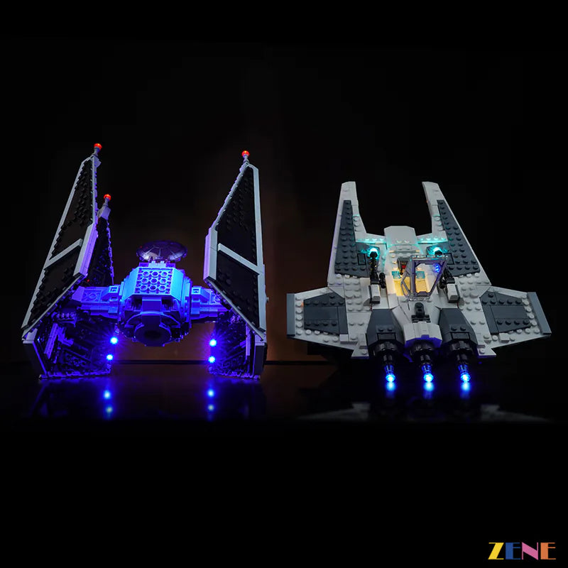 LEGO Light Kit for Mandalorian Fang Fighter vs. TIE 75348