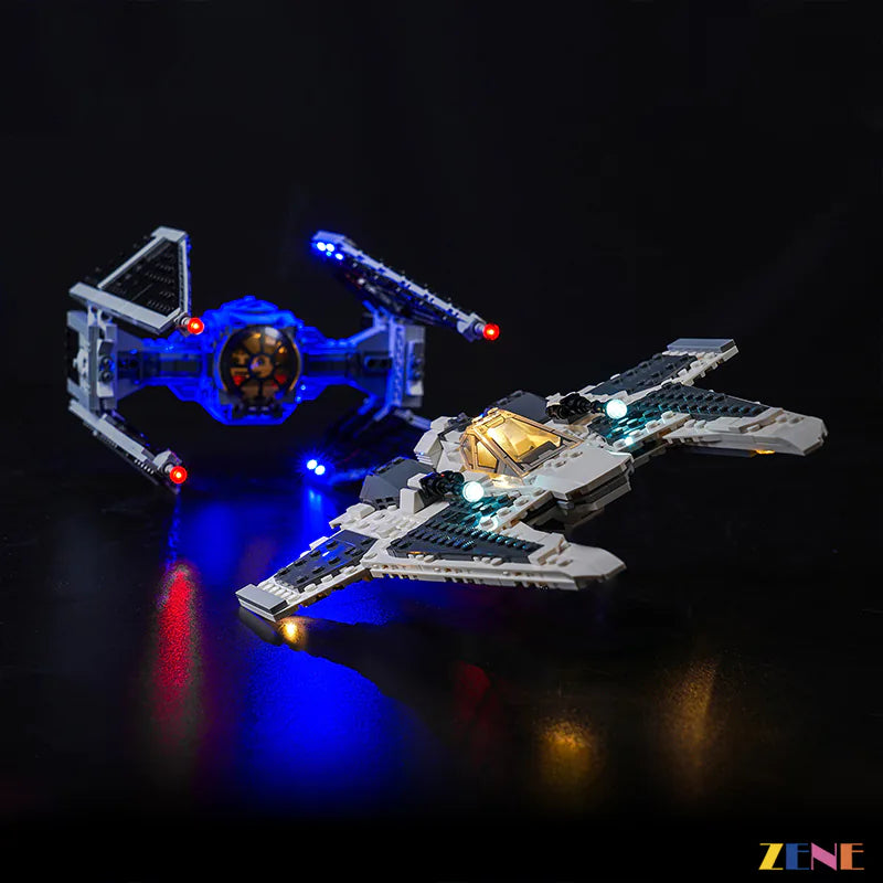 LEGO Light Kit for Mandalorian Fang Fighter vs. TIE 75348