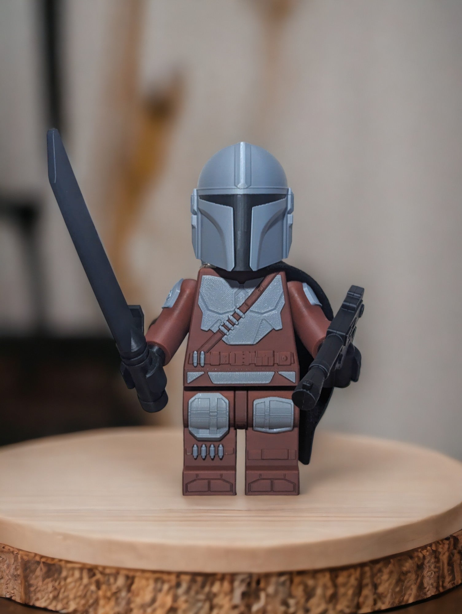 3D Printed Star Wars The Mandalorian Large Scale 8.5"- 9.5" Minifigure