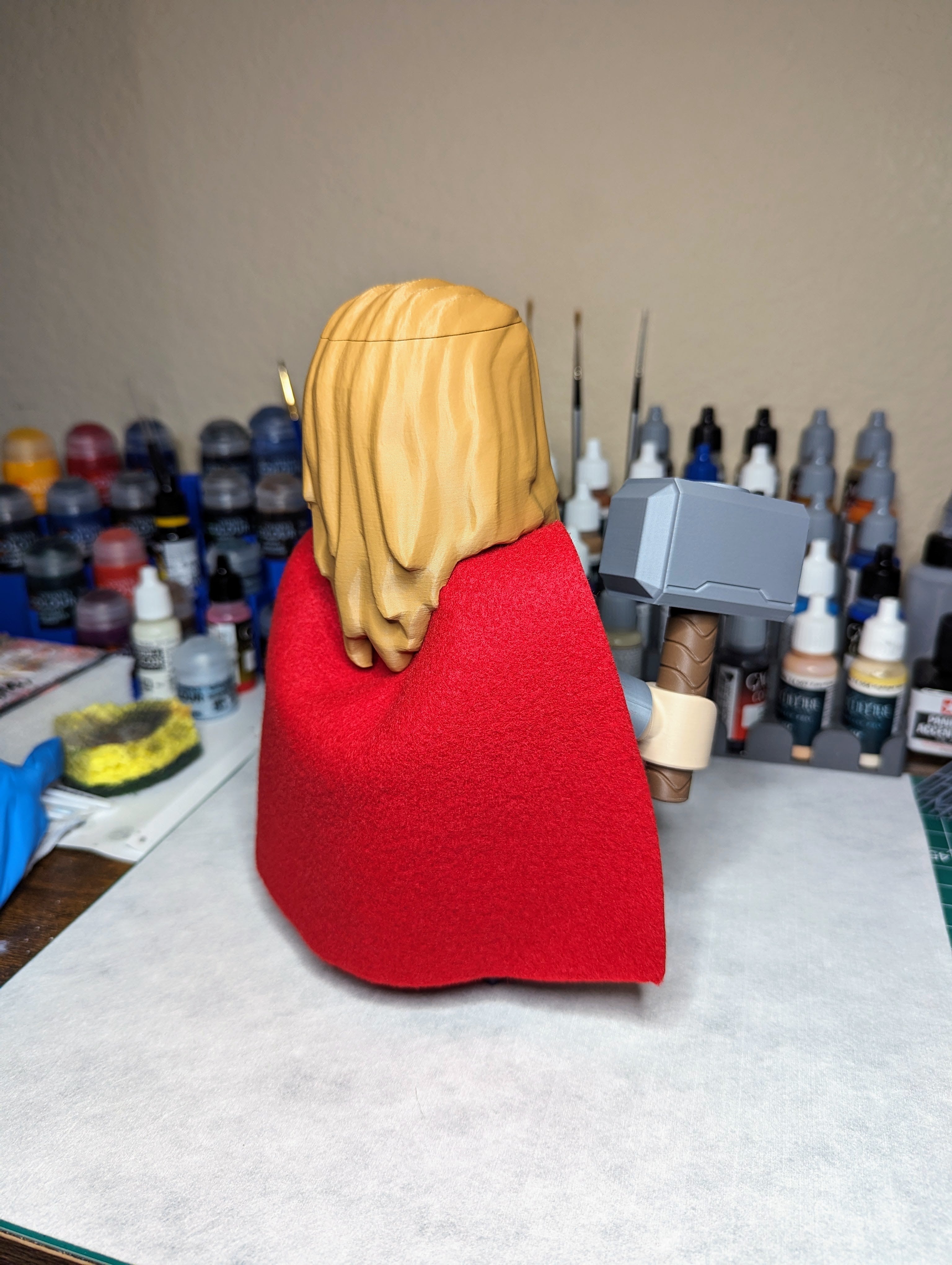 3D Printed Marvel Thor Large Scale 8.5"- 9.5" Minifigure