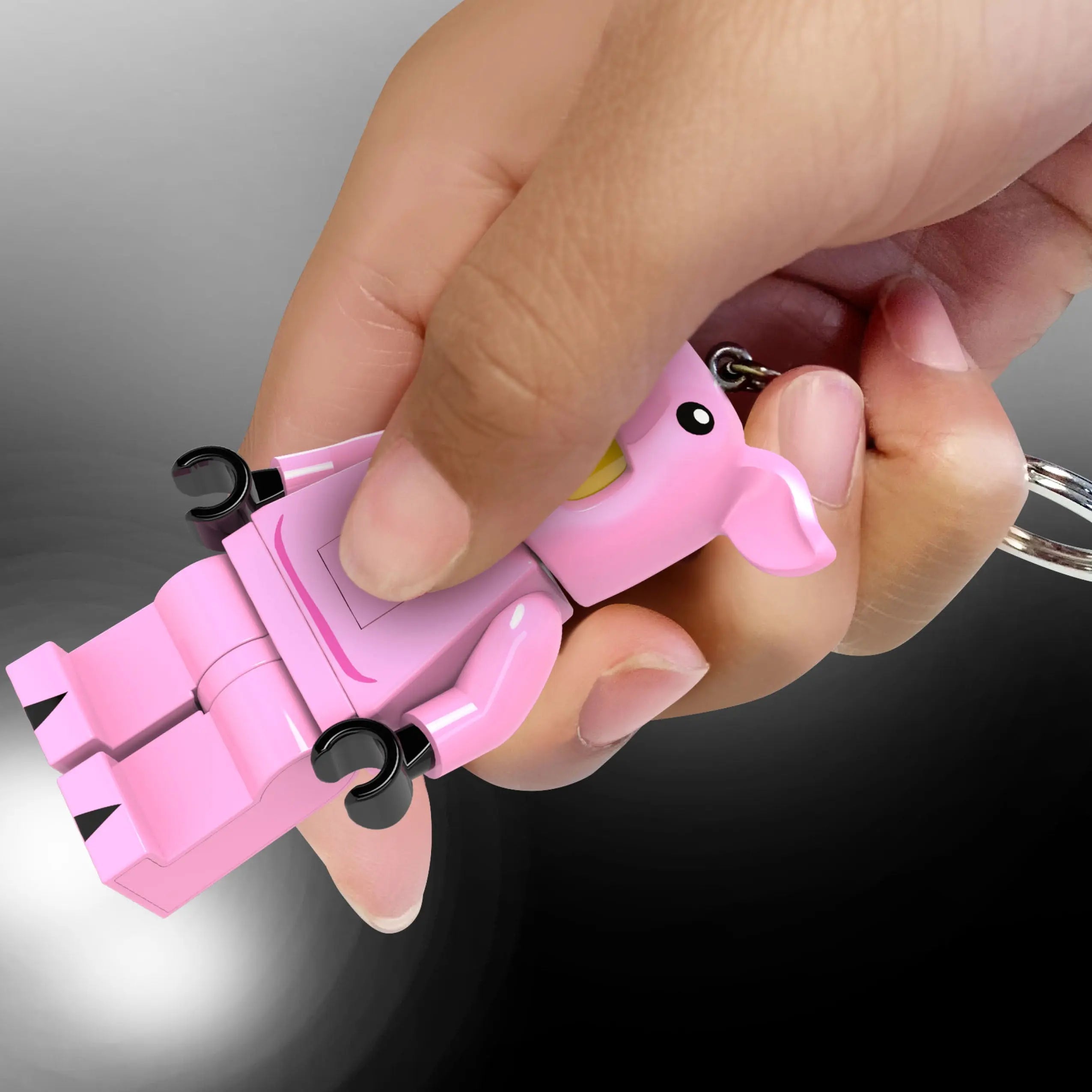LEGO® Large 3 Inch Tall Figure Keychain Light - Little Piggy Girl (KE212H)