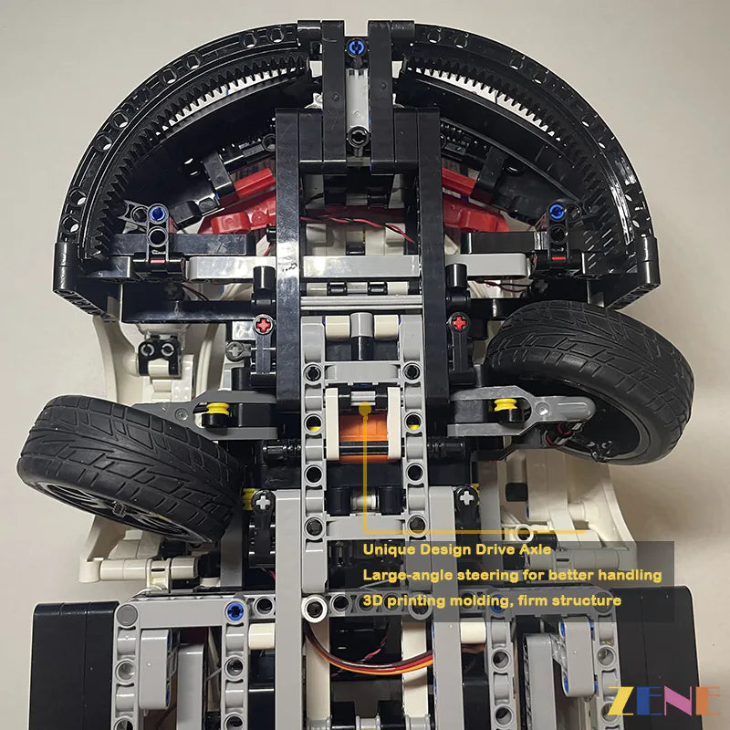 Power Functions Kit for LEGO Porsche 911 RSR #42096 (High Performance Brushless Motorized RC)