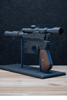 3D Printed Han Solo's Star Wars DL-44 Replica Blaster Kit
