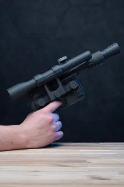 3D Printed Han Solo's Star Wars DL-44 Replica Blaster Kit