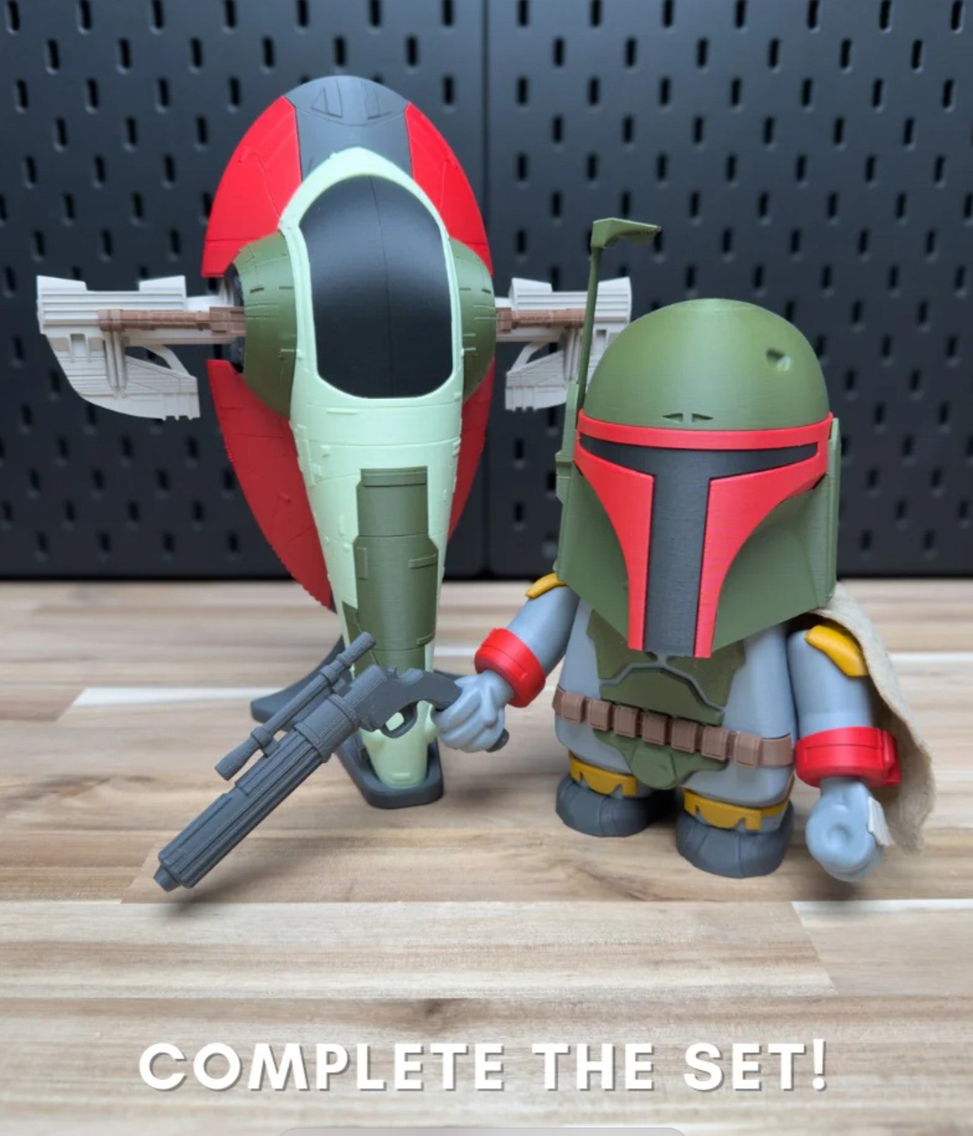 3D Printed Star Wars Slave I Building Kit