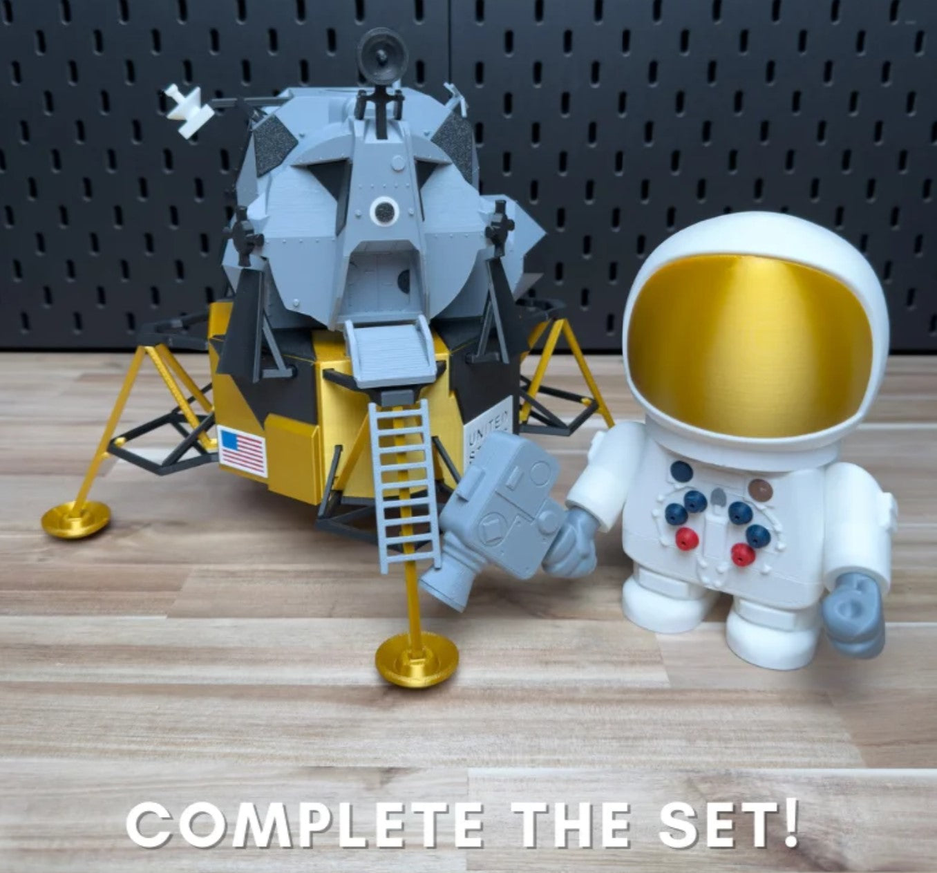 3D Printed Lunar Lander Building Kit