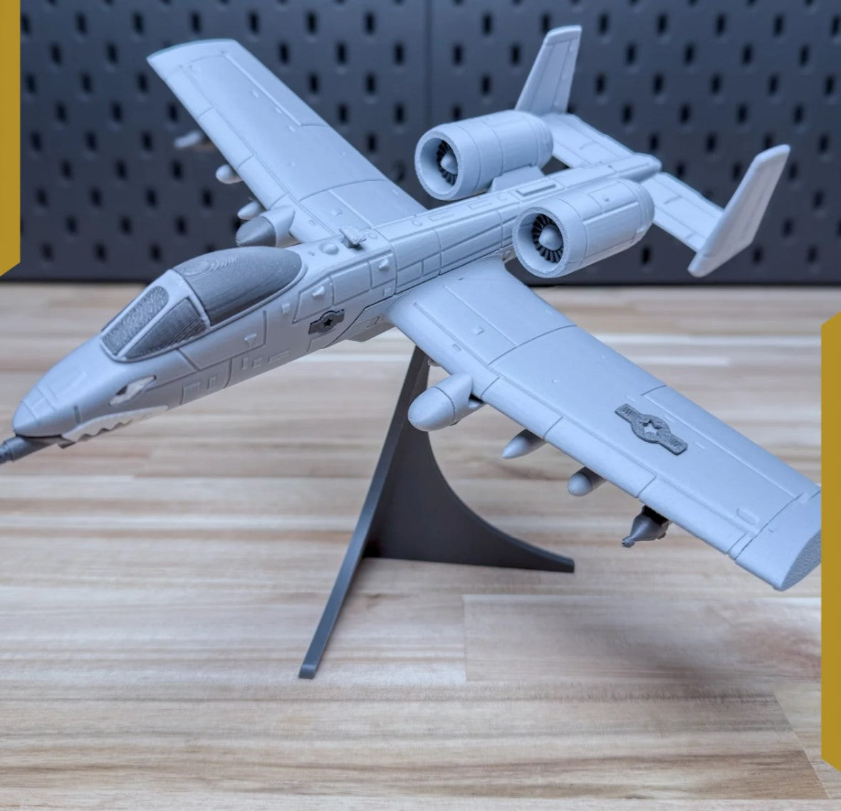 3D Printed A-10 Warthog Building Kit – Custom LEGO®-Inspired Military Aircraft Model