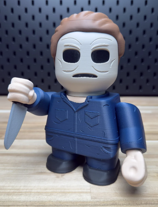 3D Printed Michael Myers Medium Scale 6"- 8" Chunk